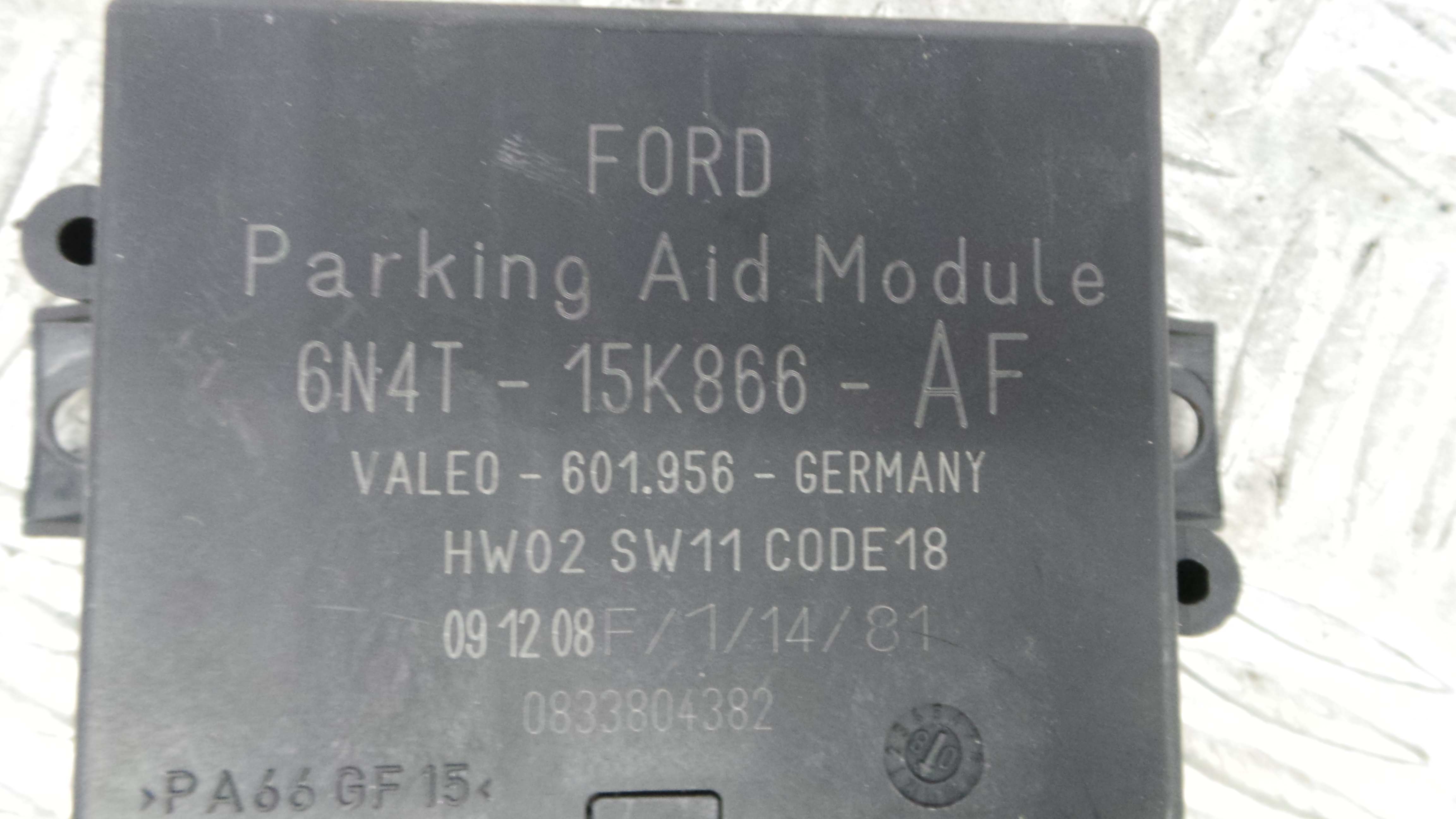 Centralina Sensores Estacionamento 6N4T-15K866-AF - FORD FOCUS II (DA_, HCP, DP)-36196350