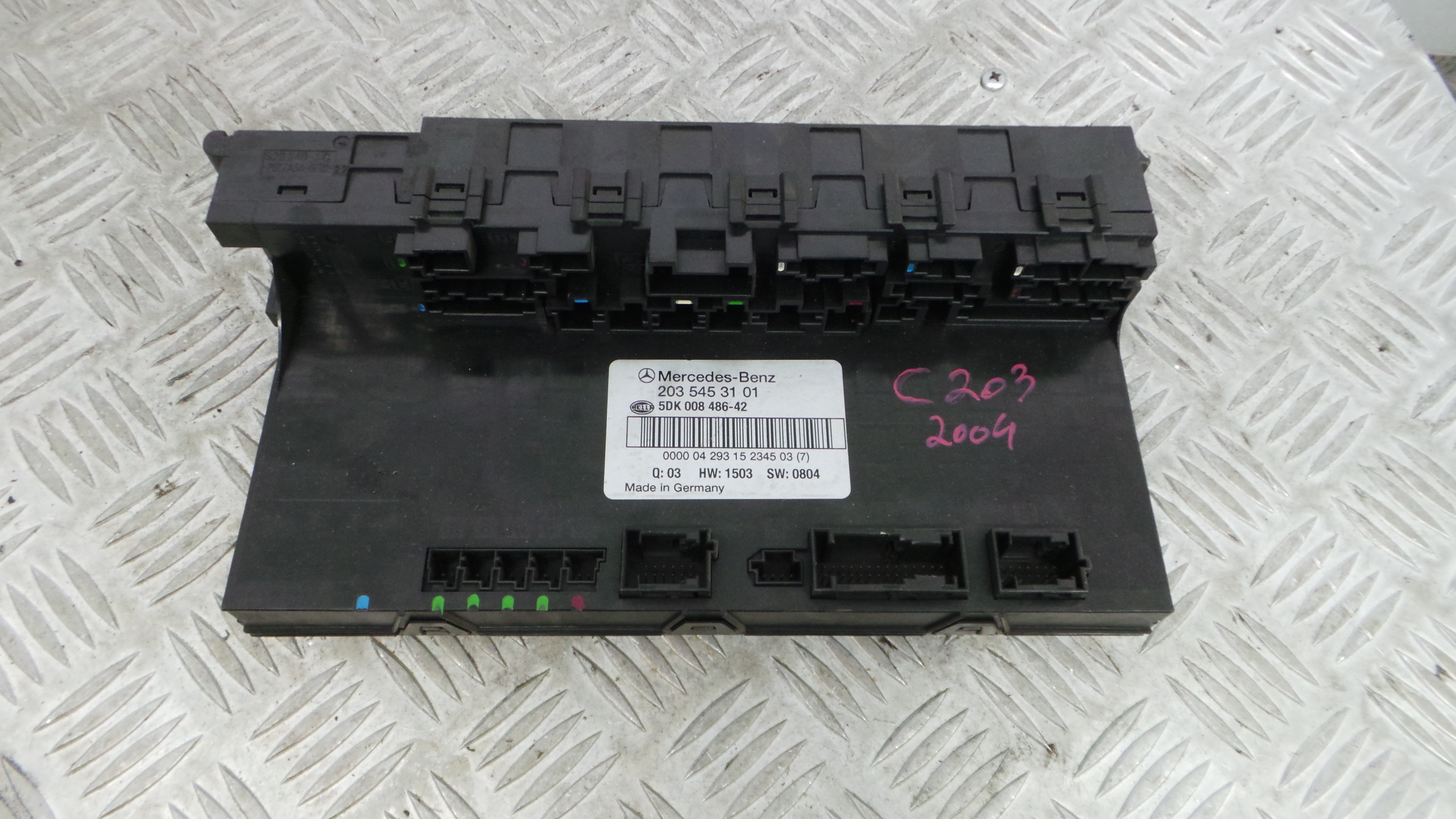 Caixa dos Fusíveis / BSI / UCH / SAM 2035453101 - MERCEDES-BENZ C-CLASS Coupé (CL203), C-CLASS Cou-36196361