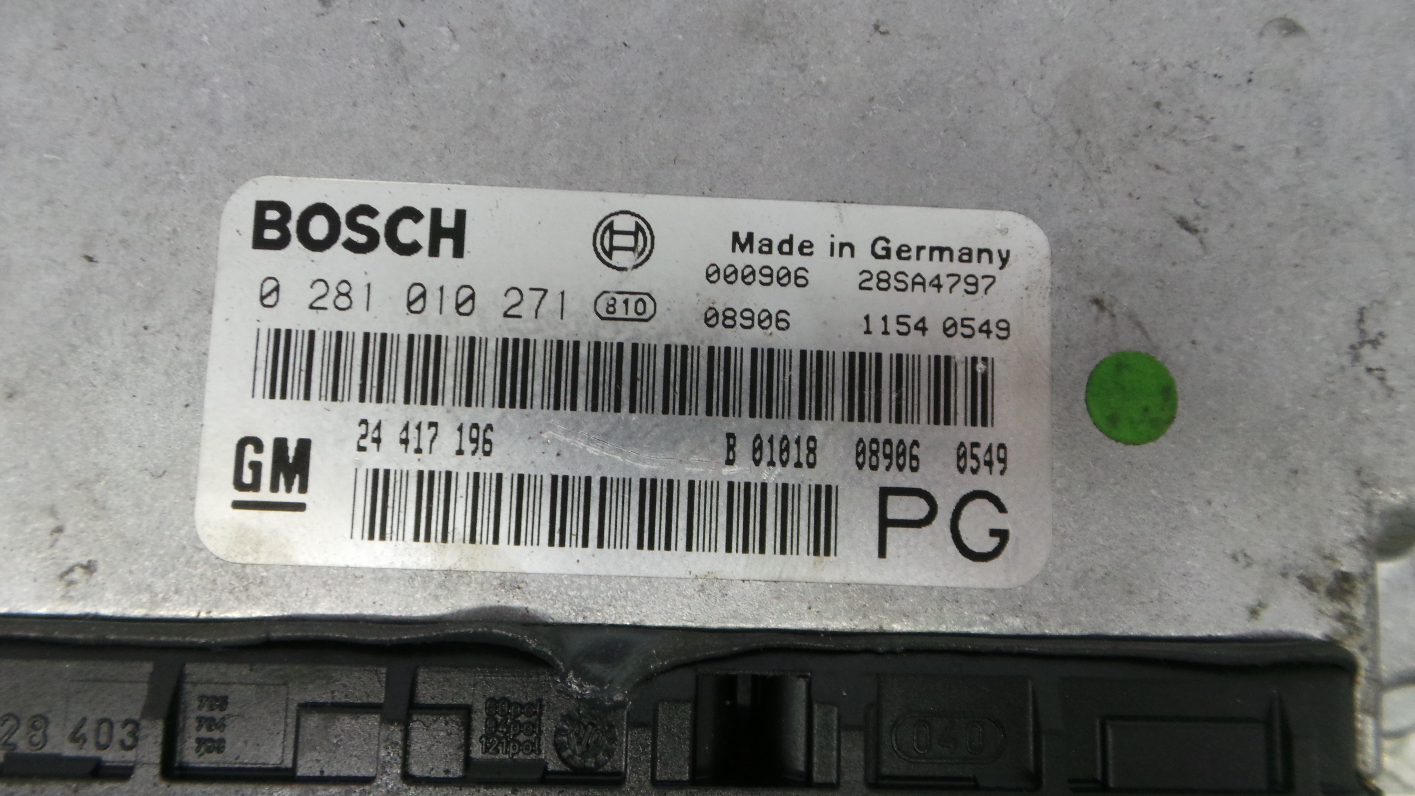 Centralina do Motor 24417196 - OPEL VECTRA B (J96)-36196372