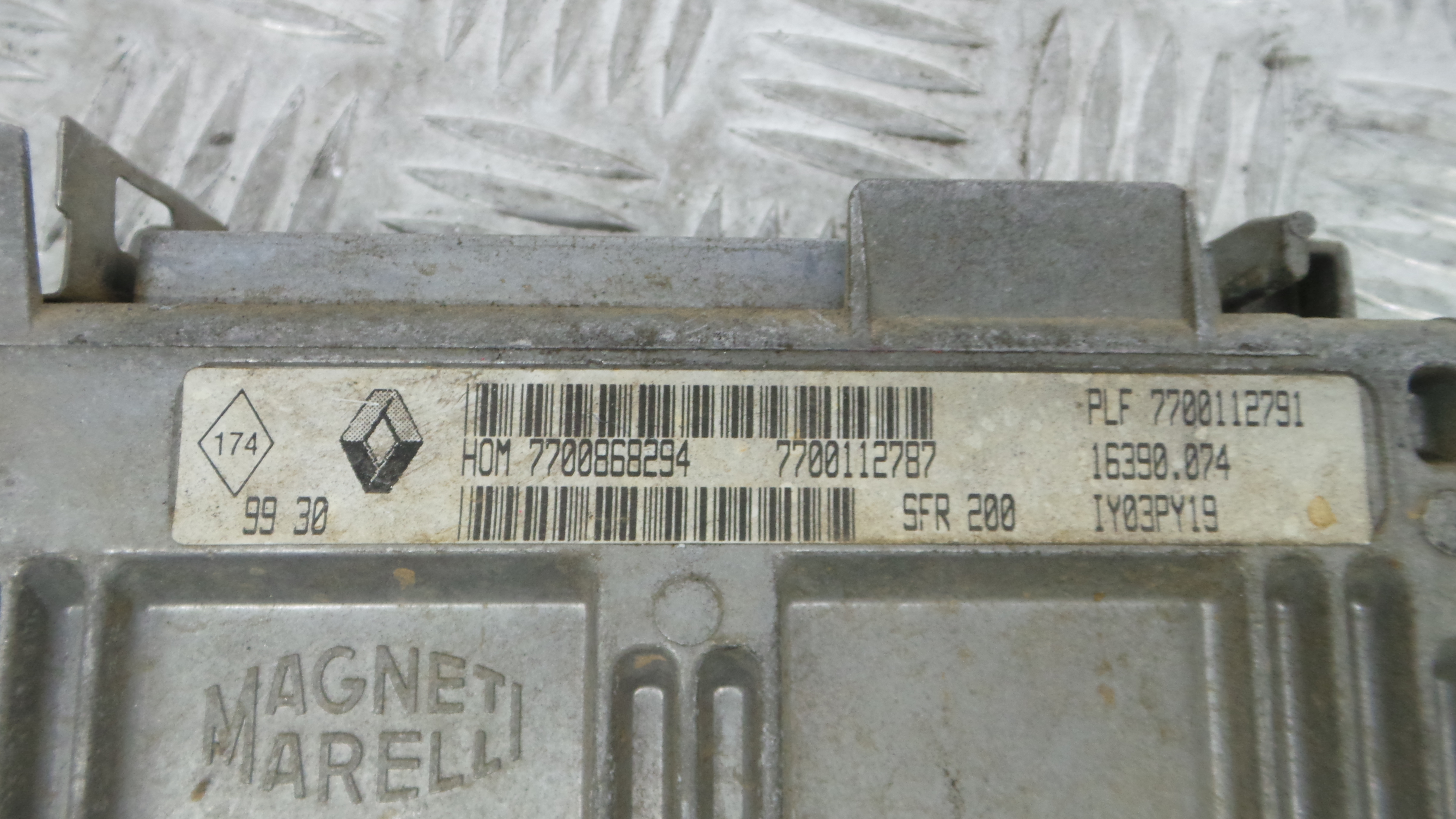 Centralina do Motor 7700868294 - RENAULT CLIO II (BB_, CB_), CLIO Mk II (BB_, CB_)-36196375