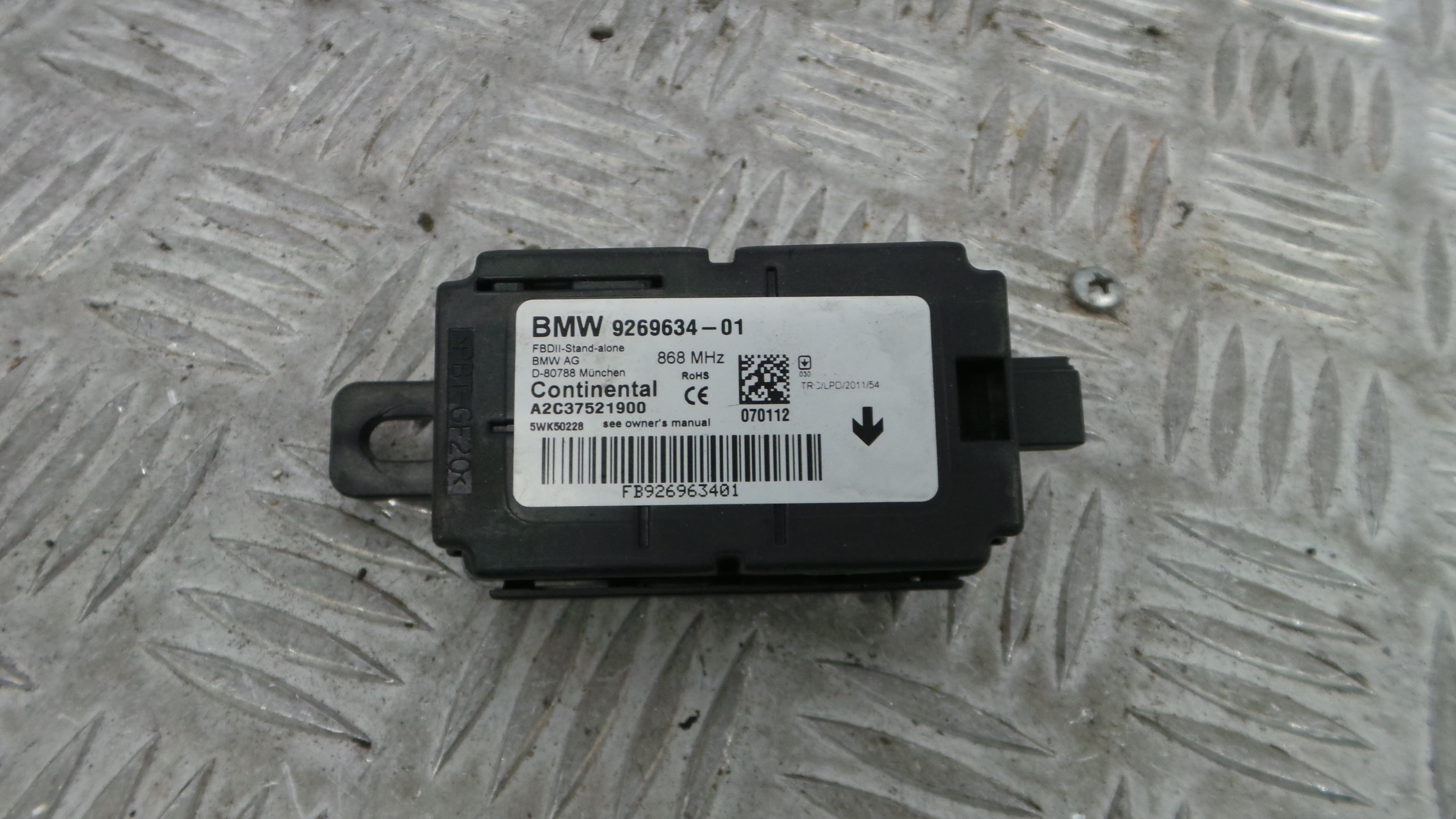 Centralina Alarme 9269634 - BMW 1 (F20), 1 Sports Hatch (F20)-36196401