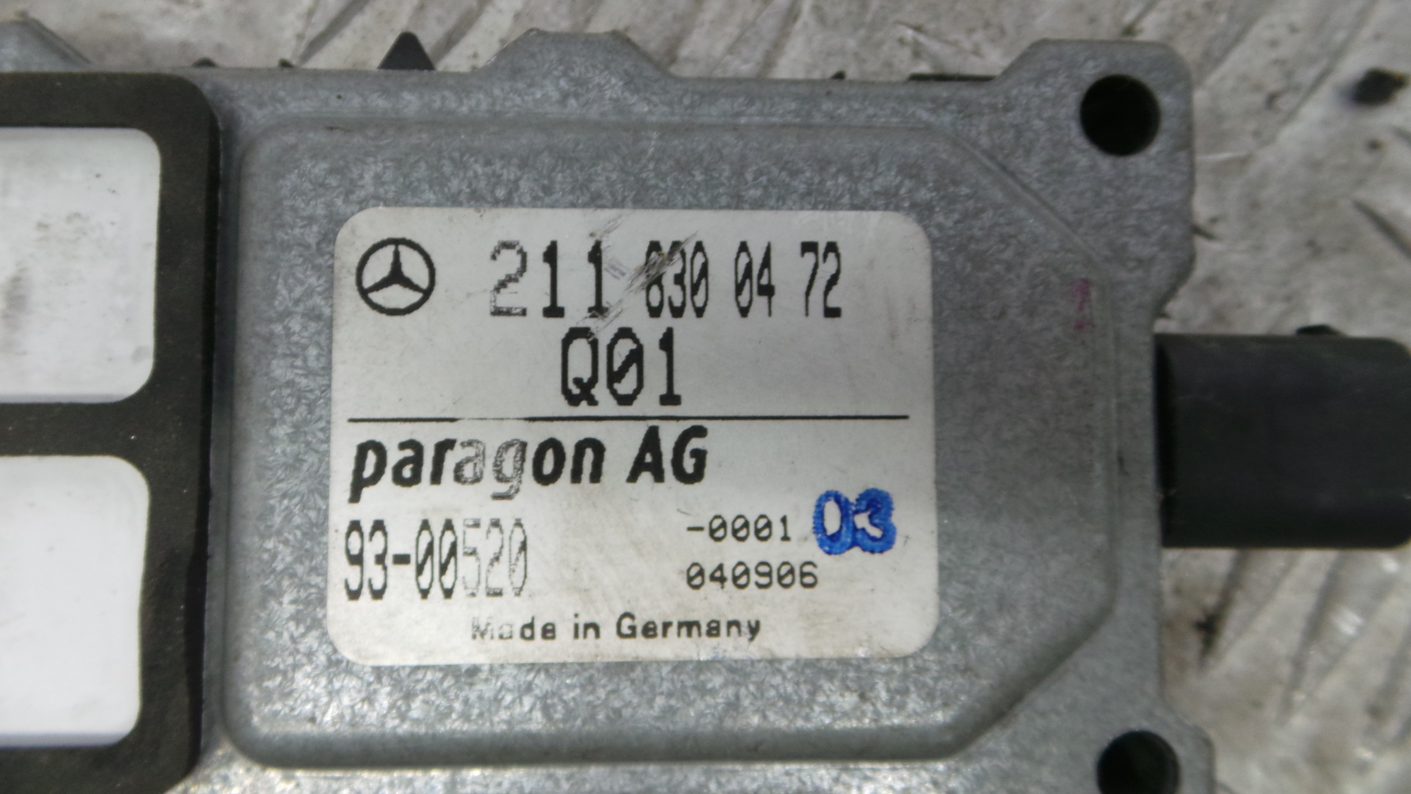 Modulo Electrónico 2118300472 - MERCEDES-BENZ C-CLASS Coupé (CL203), C-CLASS Coupe Sport (CL203), -36196404