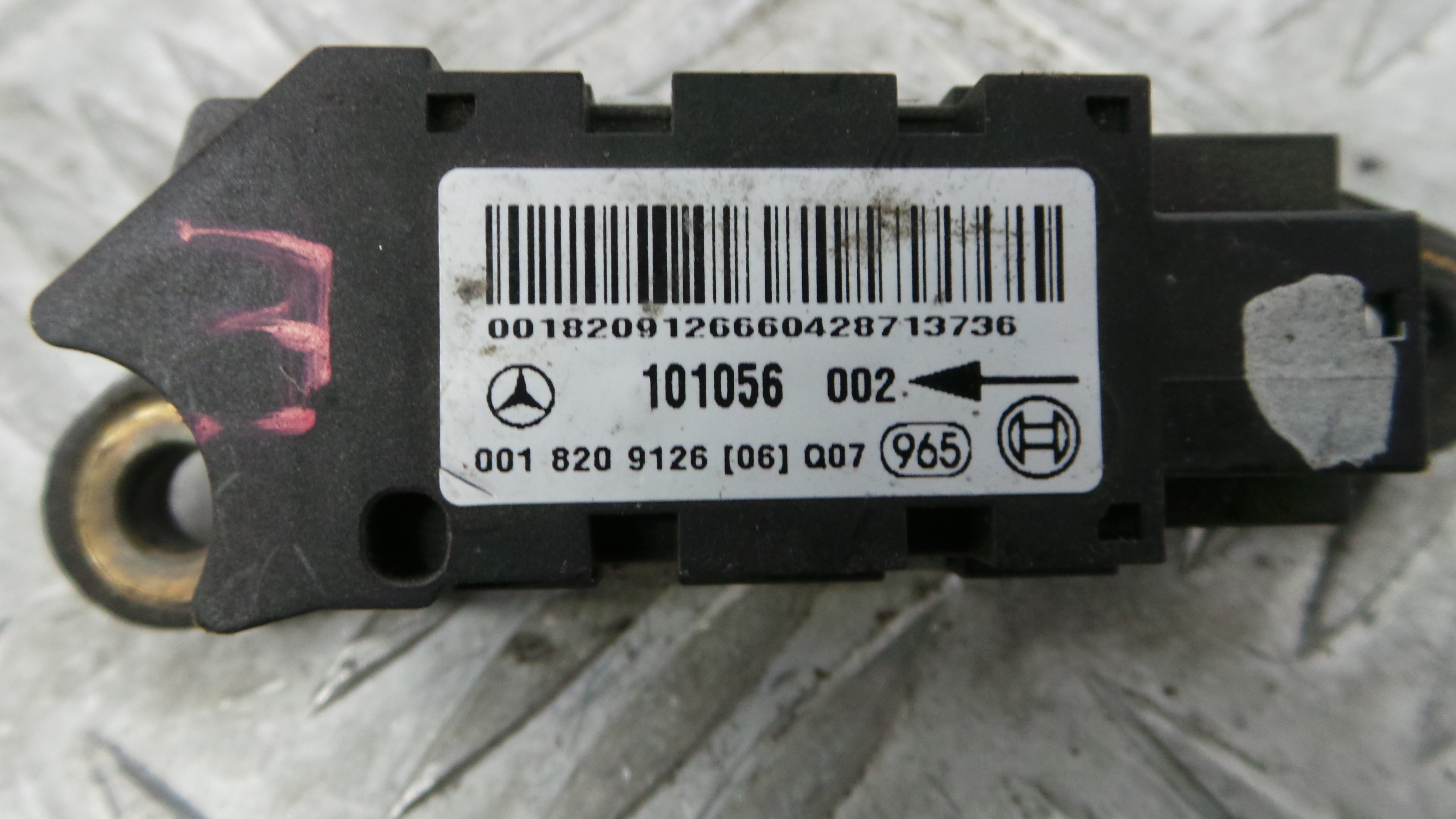 Sensor de Airbag 0018209126 - MERCEDES-BENZ C-CLASS Coupé (CL203), C-CLASS Coupe Sport (CL203), C-C-36196492