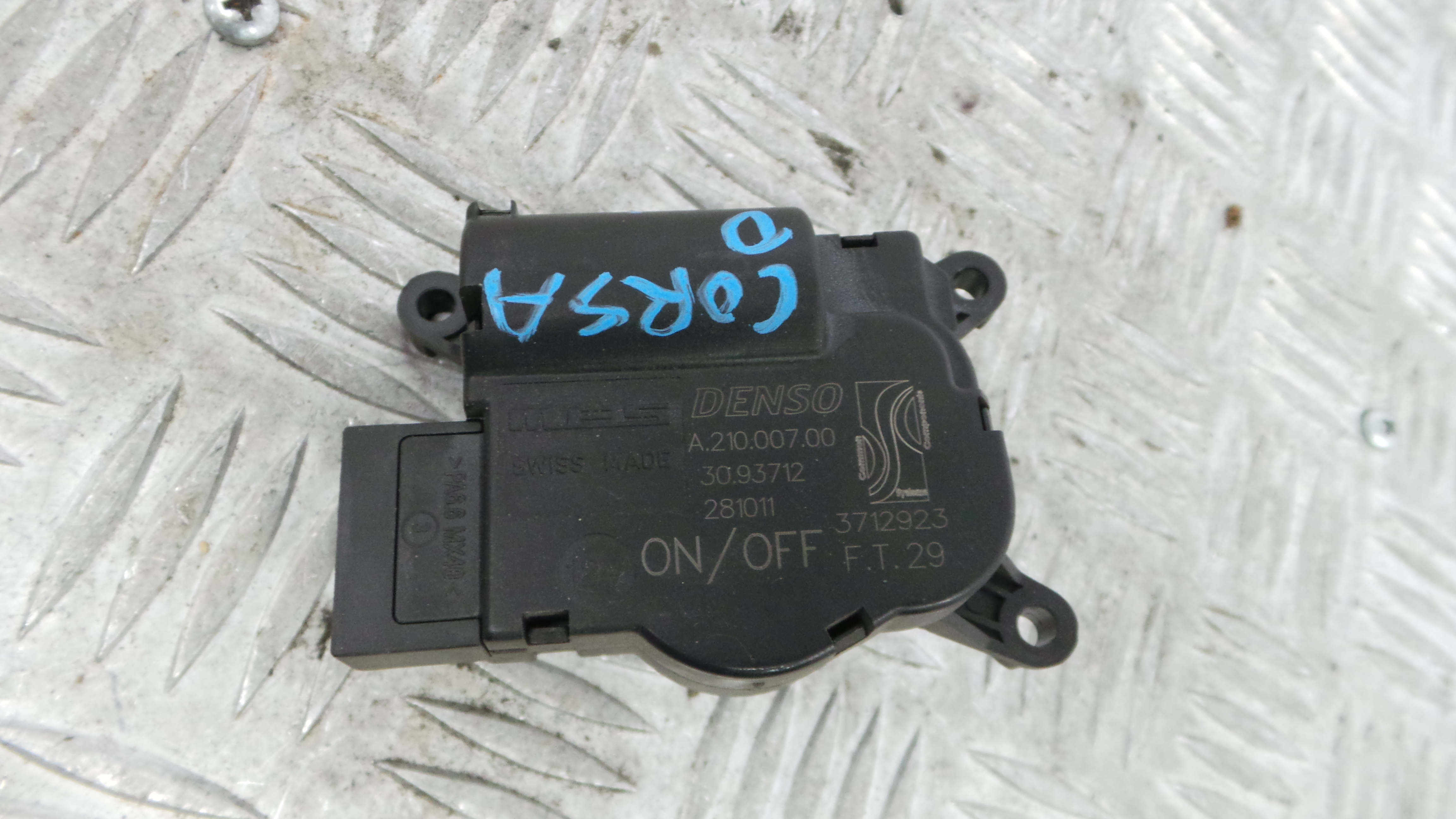 Atuador do Circuito de Ar  3712923 - OPEL CORSA D (S07)-36196596