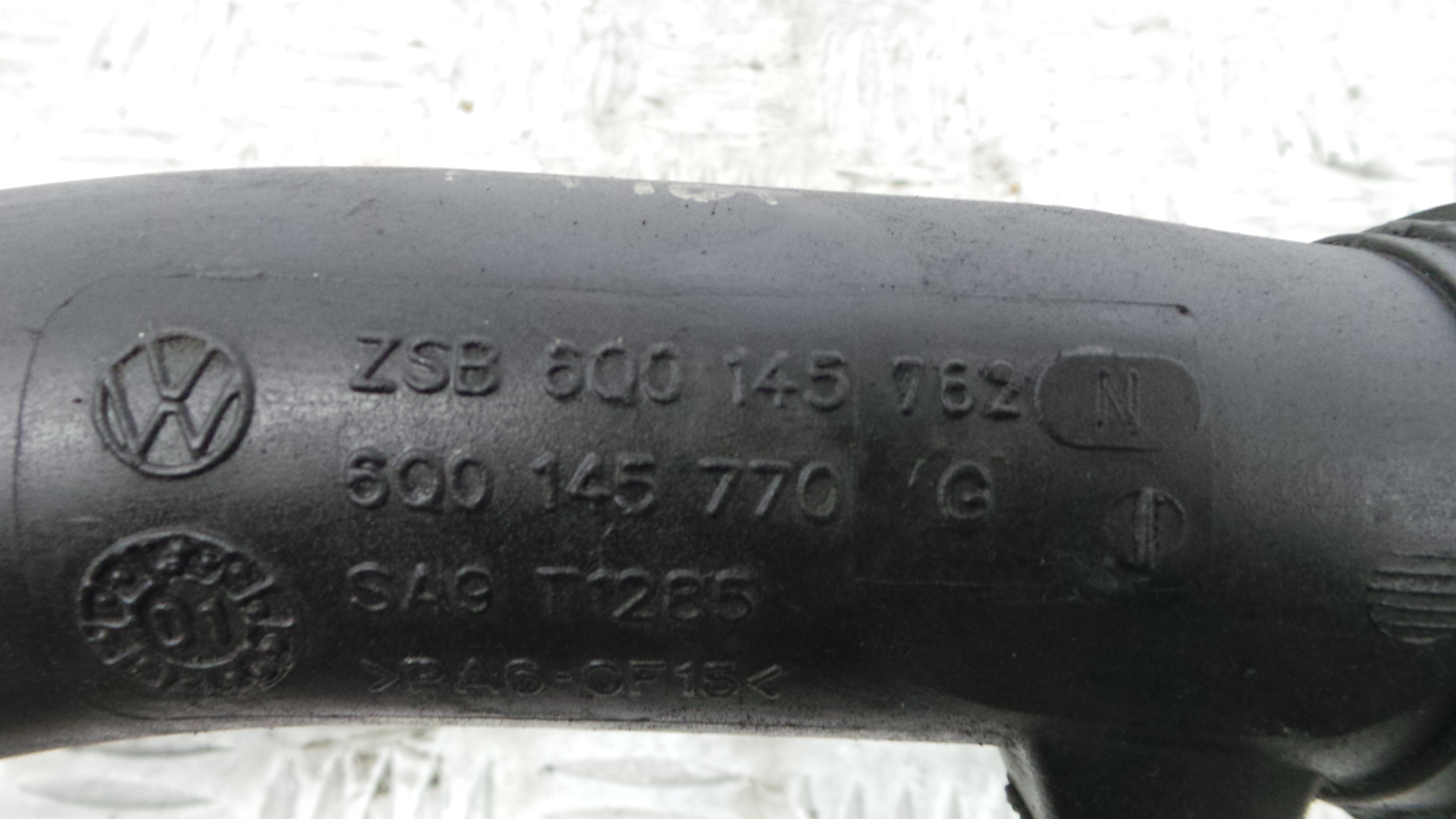 Tubo Intercooler 6Q0145770G - VW POLO (9N_, 9A_)-36207016