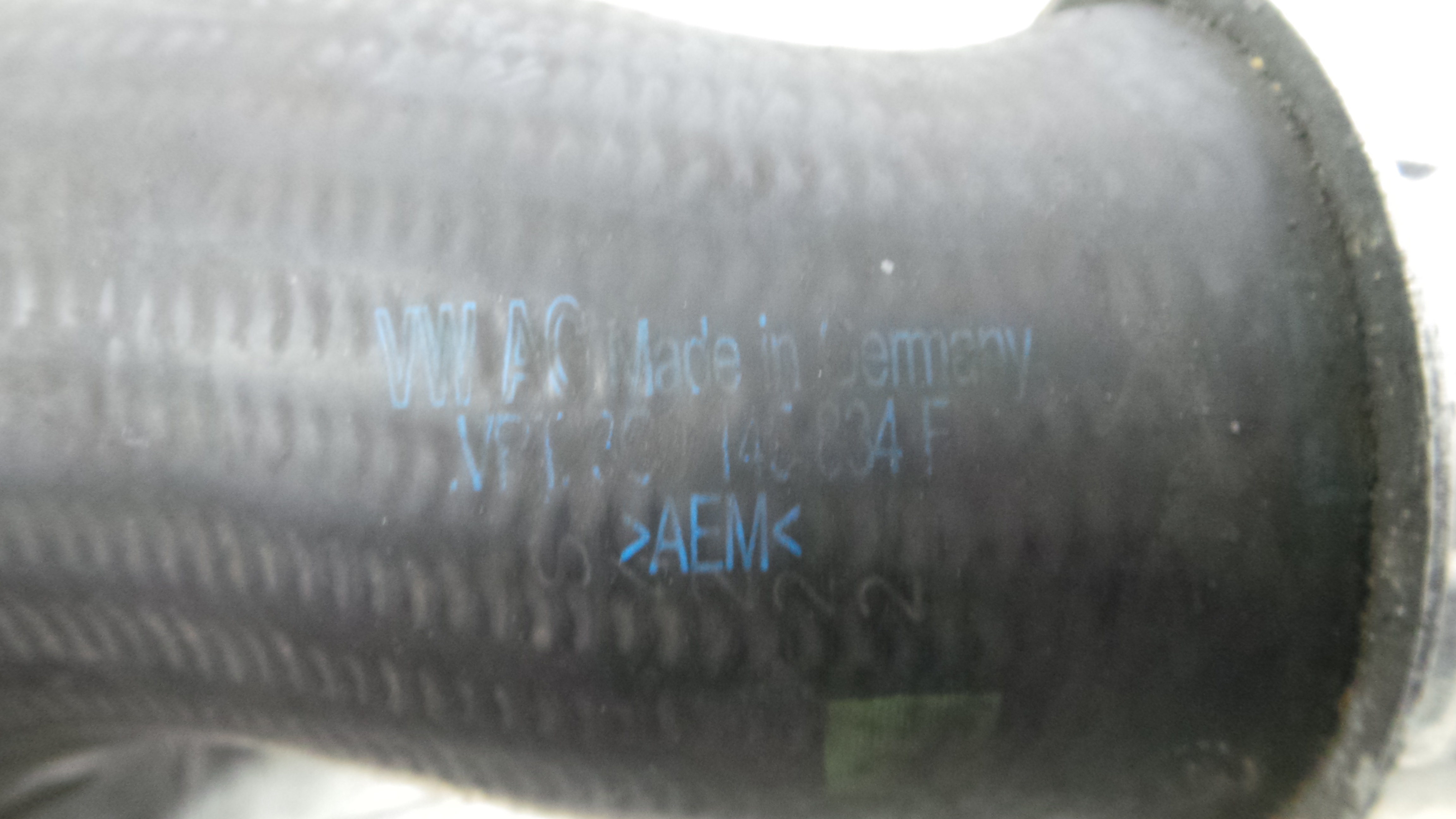 Tubo Intercooler 3C0145834F - SEAT LEON (1P1)-36207203