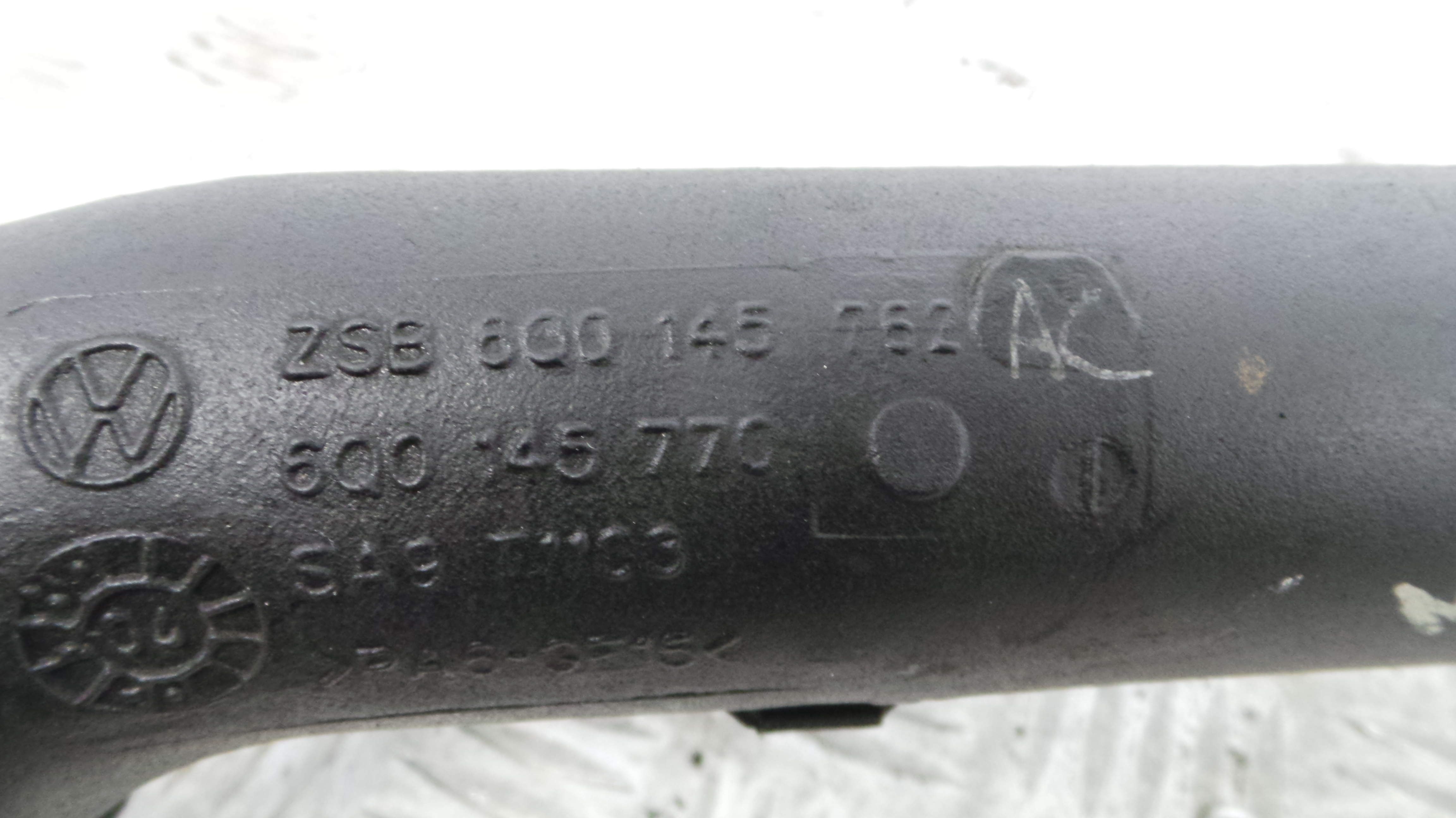 Tubo Intercooler 6Q0145770 - VW POLO (9N_, 9A_)-36207228