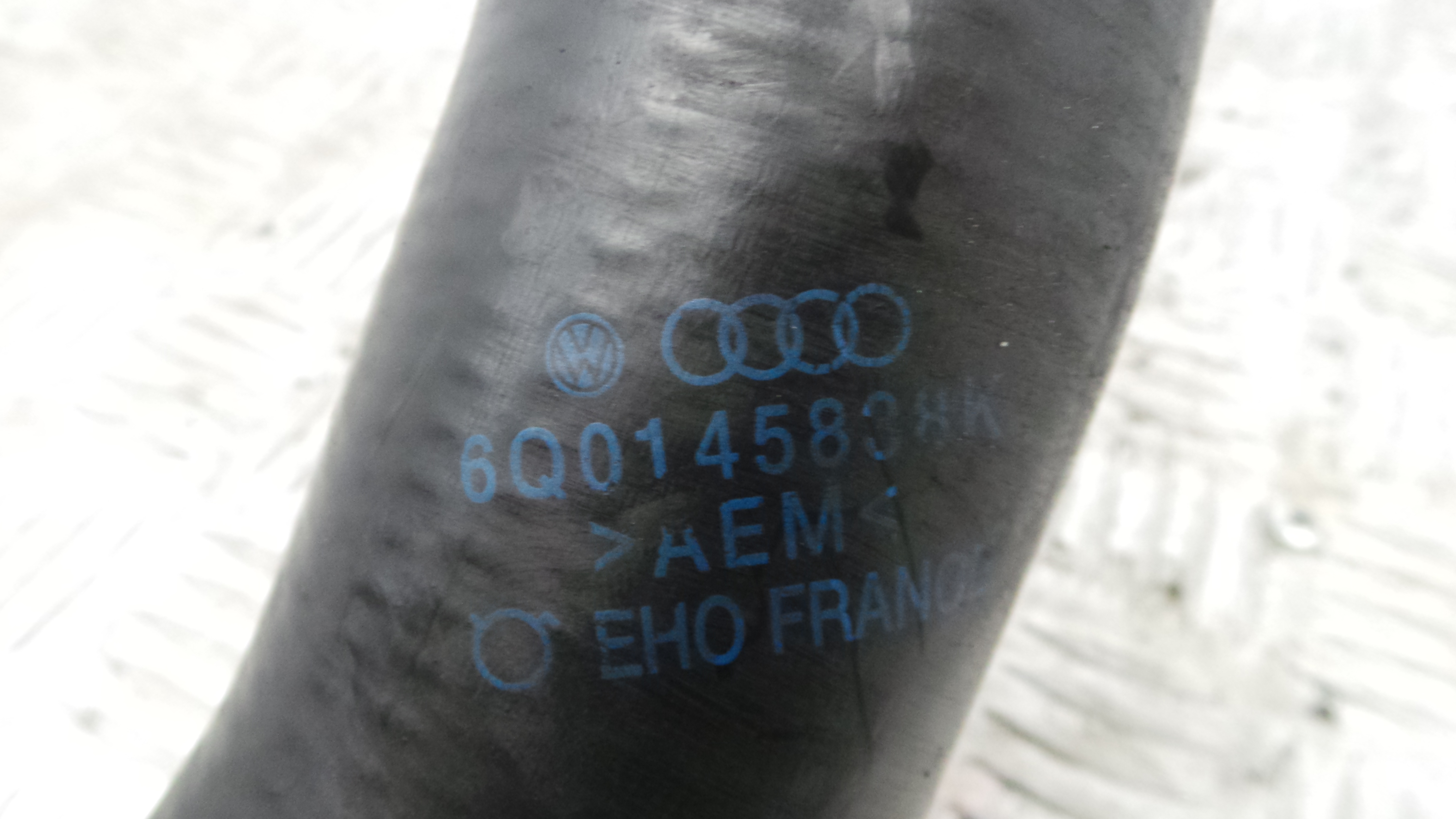 Tubo Intercooler 6Q0145770 - VW POLO (9N_, 9A_)-36207228