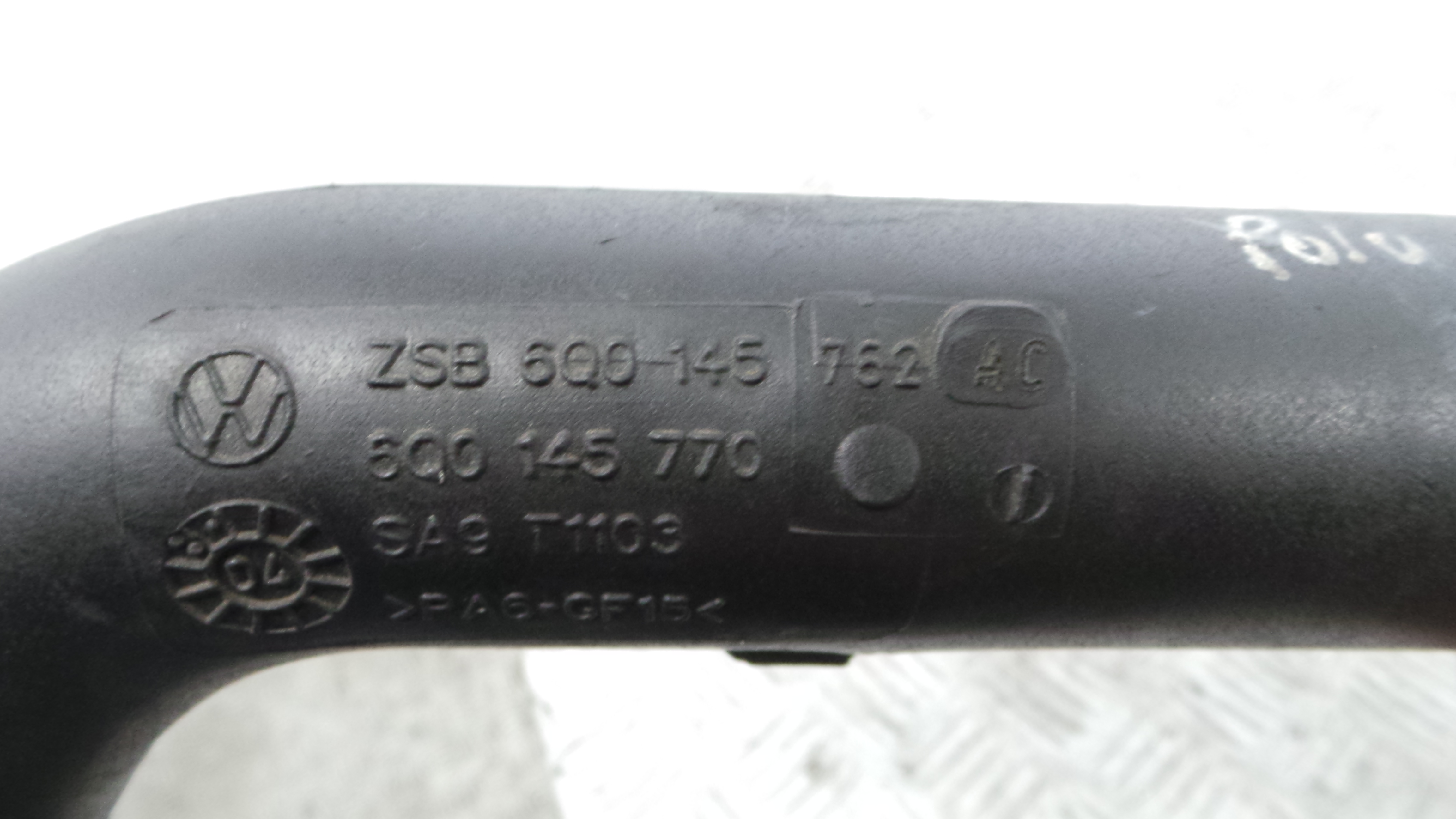 Tubo Intercooler 6Q0145770 - VW POLO (9N_, 9A_)-36207277