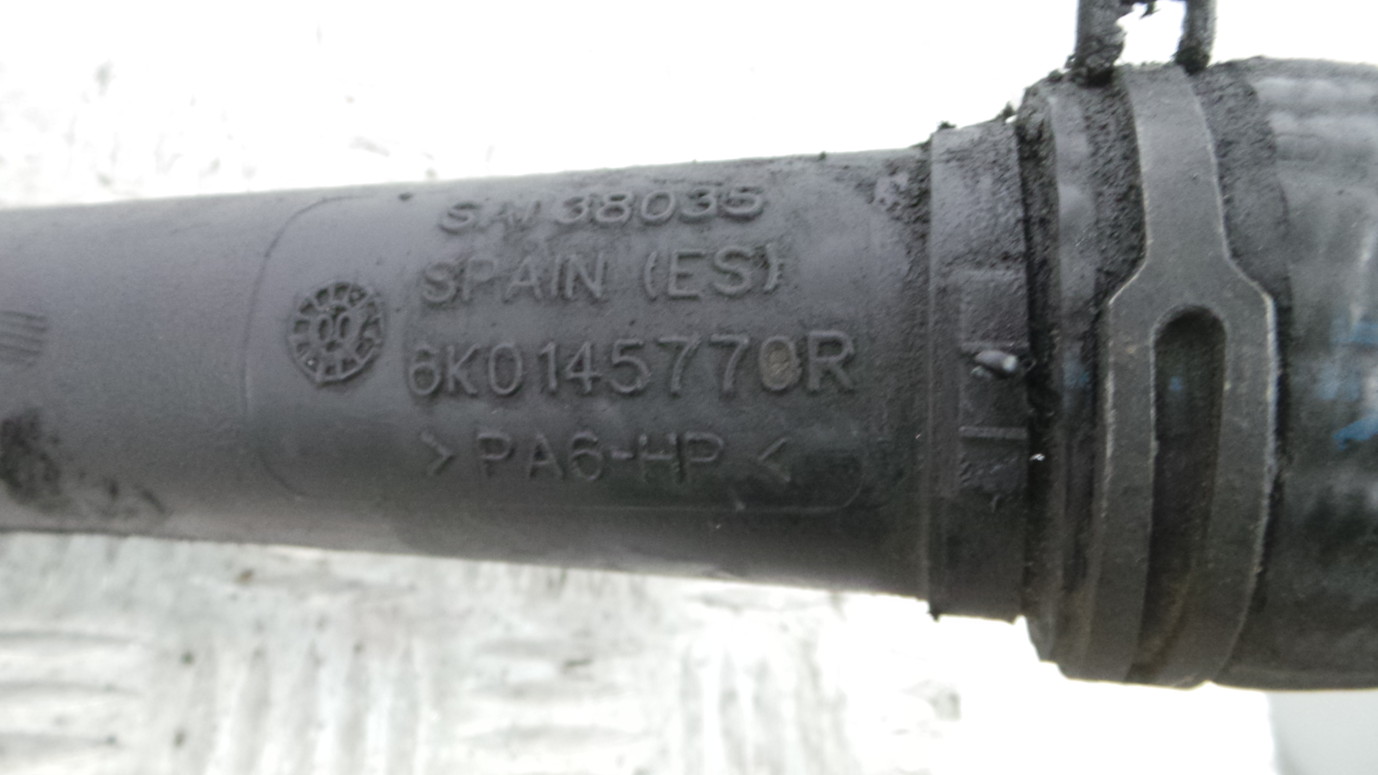 Tubo Intercooler 6K0145840AB - SEAT IBIZA II (6K1), IBIZA Mk II (6K1)-36210512