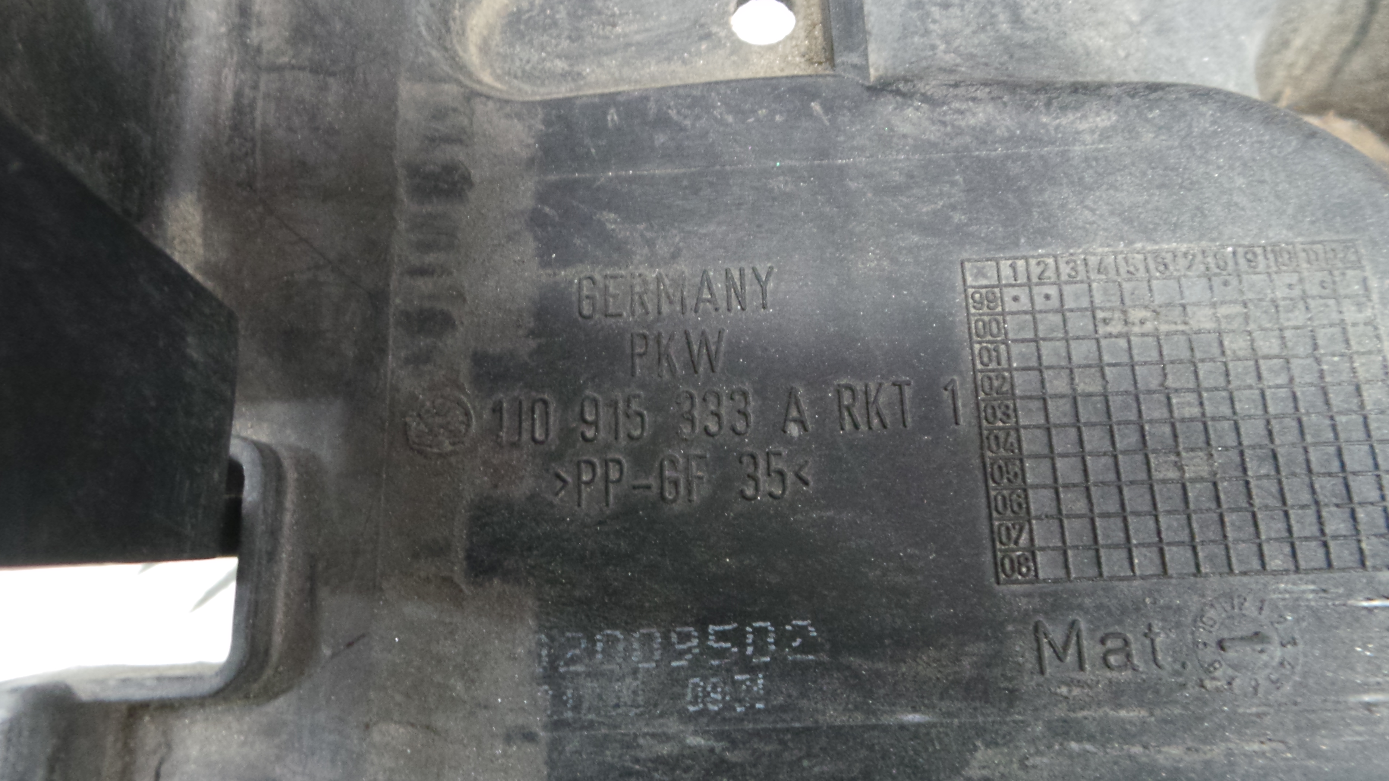 Base da Bateria 1J0915333A - VW GOLF IV (1J1), GOLF Mk IV (1J1)-36217016