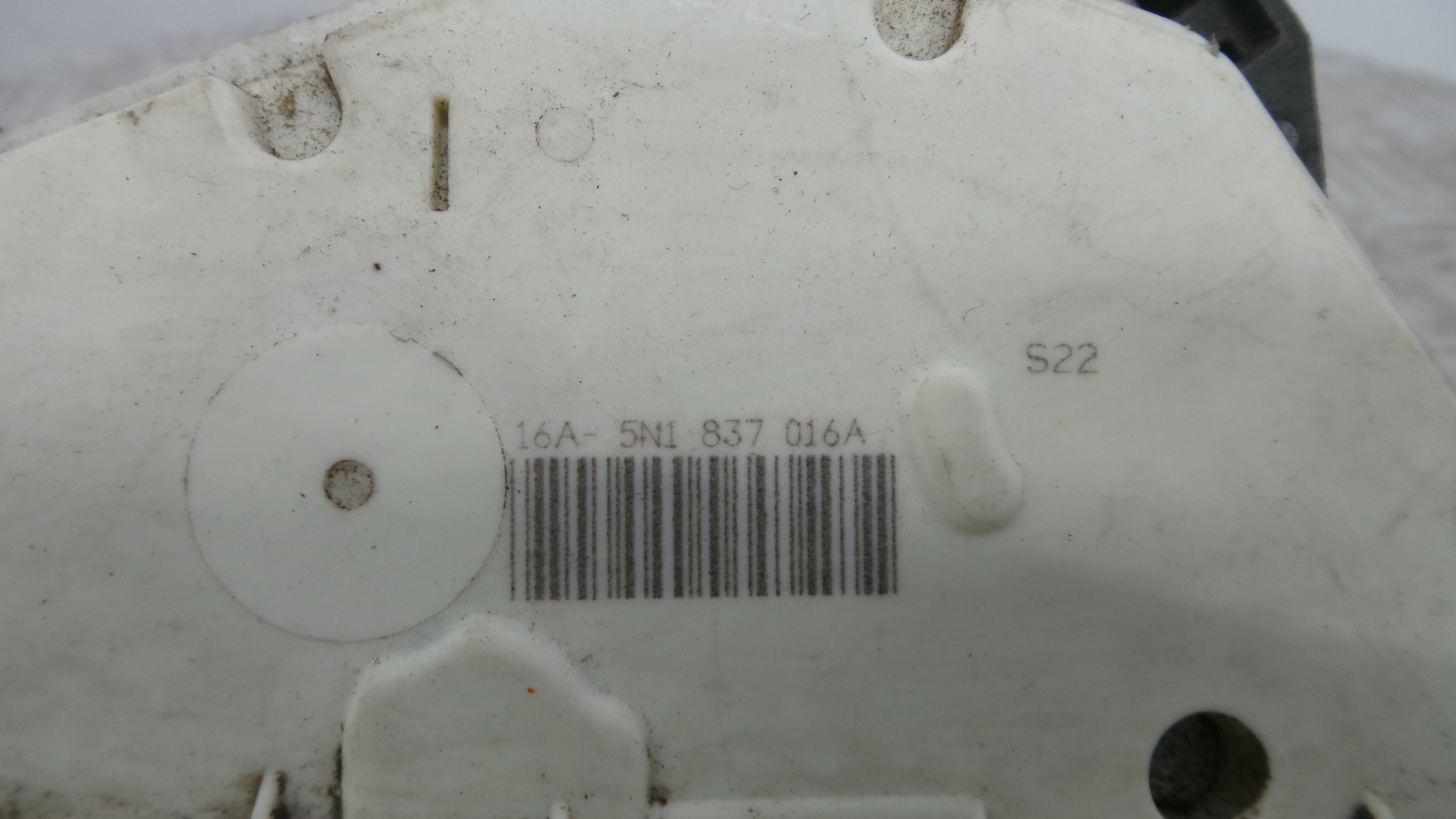 Fecho da Porta Frente Dto 5N1837016A - SEAT IBIZA IV (6J5, 6P1), IBIZA Mk IV (6J5, 6P1)-36240806