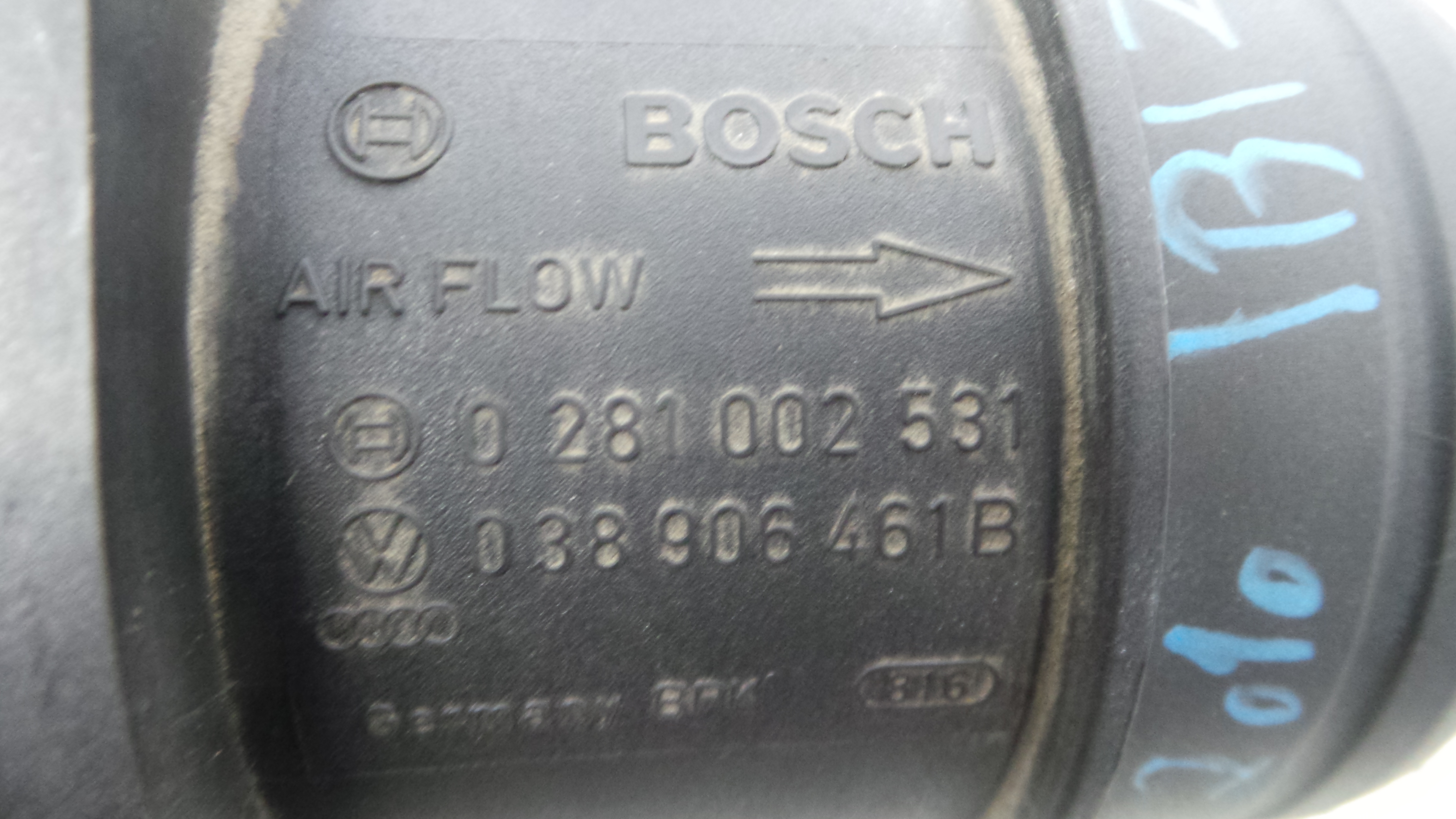 Medidor de Massa de Ar 038906461B - SEAT IBIZA IV (6J5, 6P1), IBIZA Mk IV (6J5, 6P1)-36269247