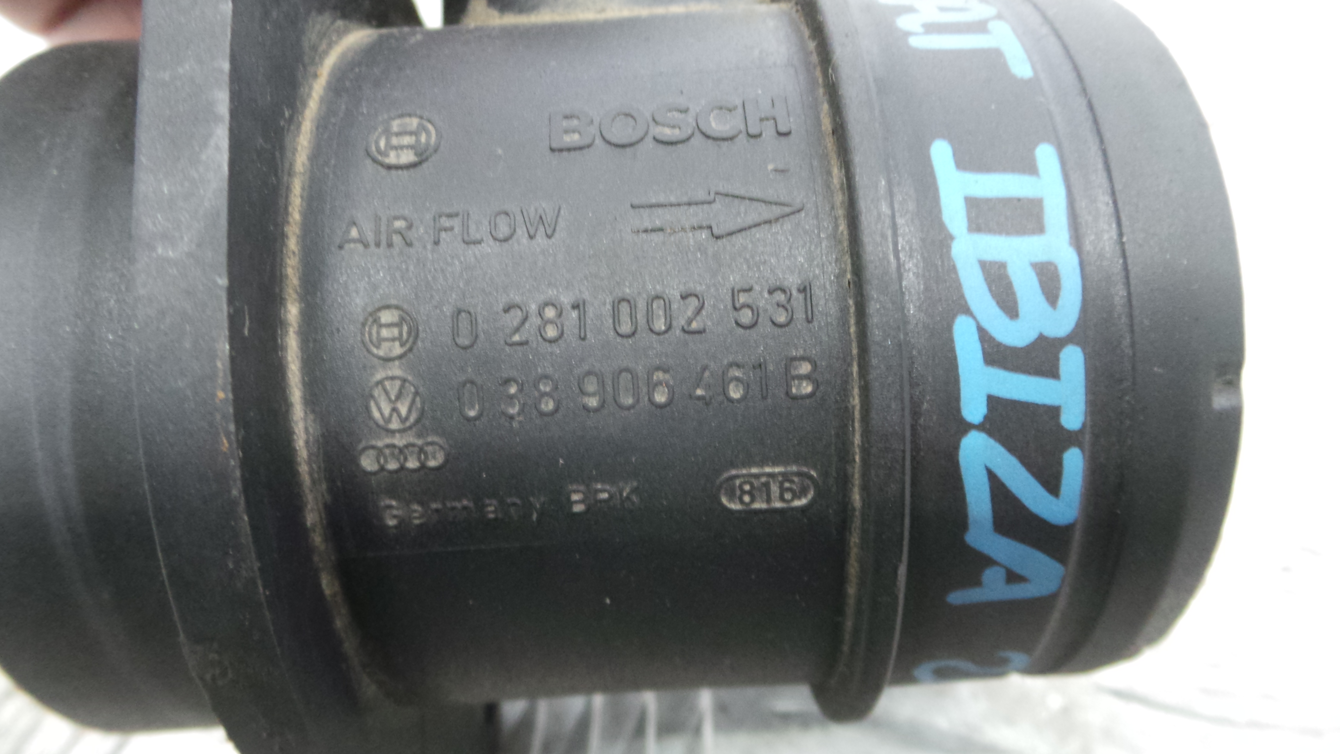 Medidor de Massa de Ar 038906461B - SEAT IBIZA III (6L1), IBIZA Mk III (6L1)-36269274