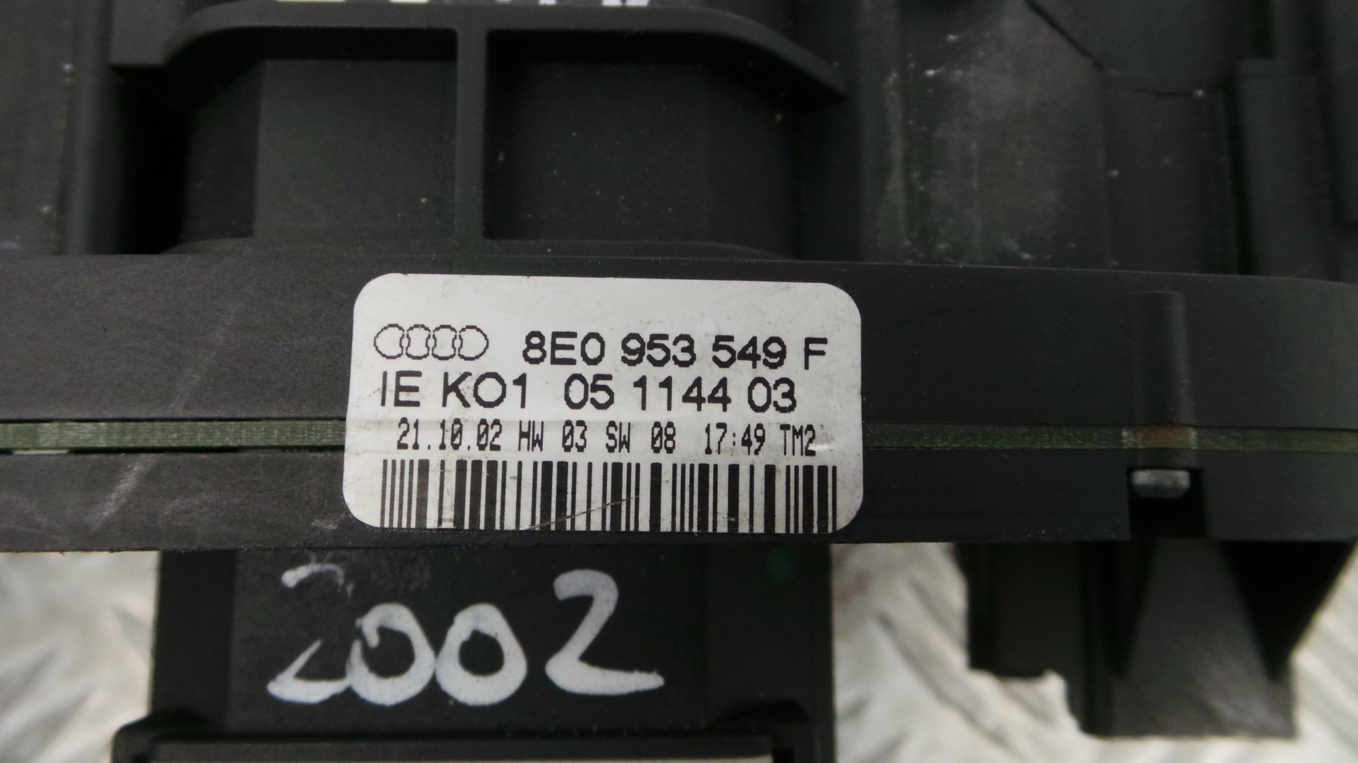 Manete / Comando dos Piscas 8E0953549F - AUDI A4 B6 (8E2)-36270174