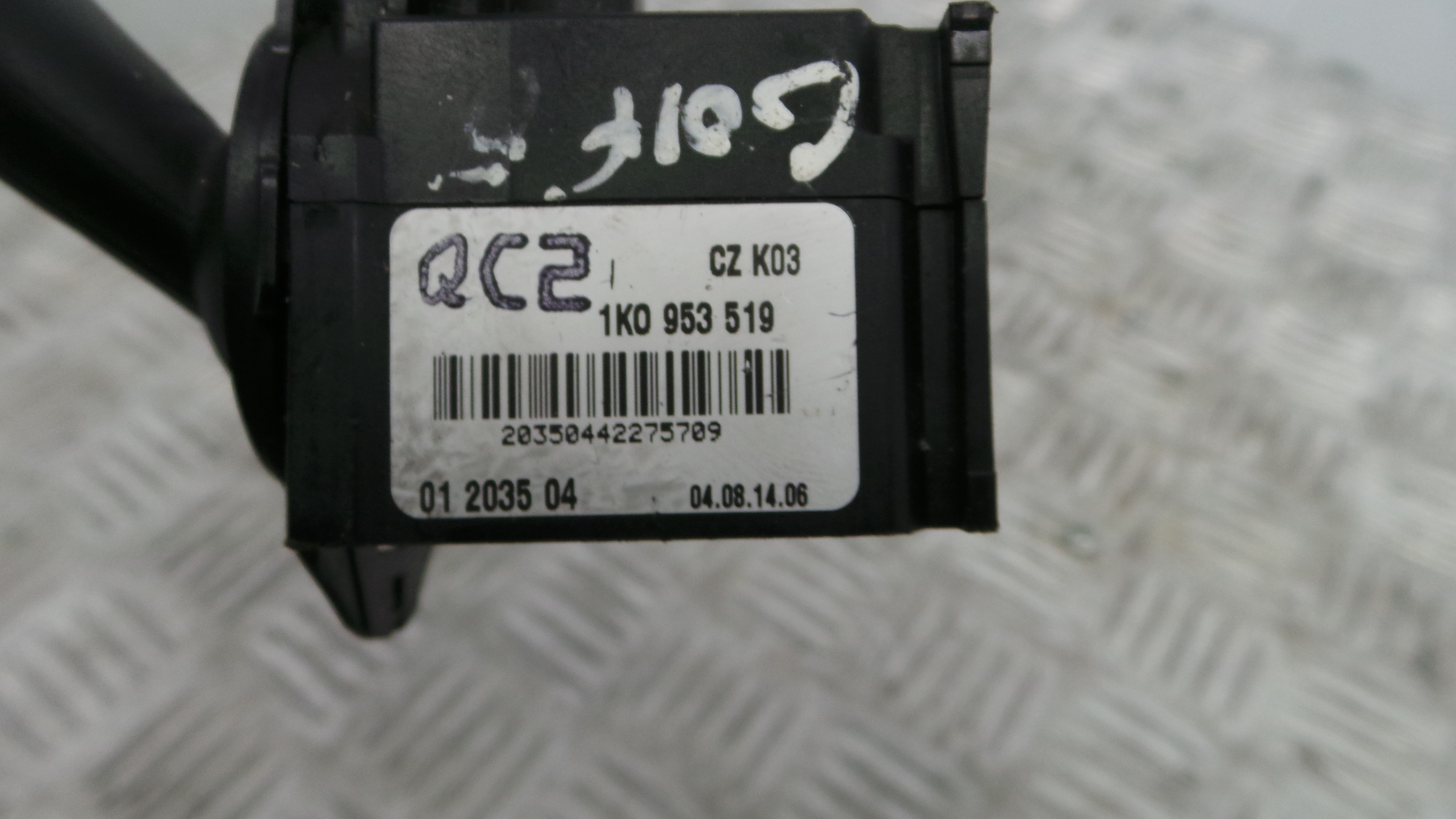 Comando de Limpa Para Brisas 1K0953519 - VW GOLF V (1K1)-36270498