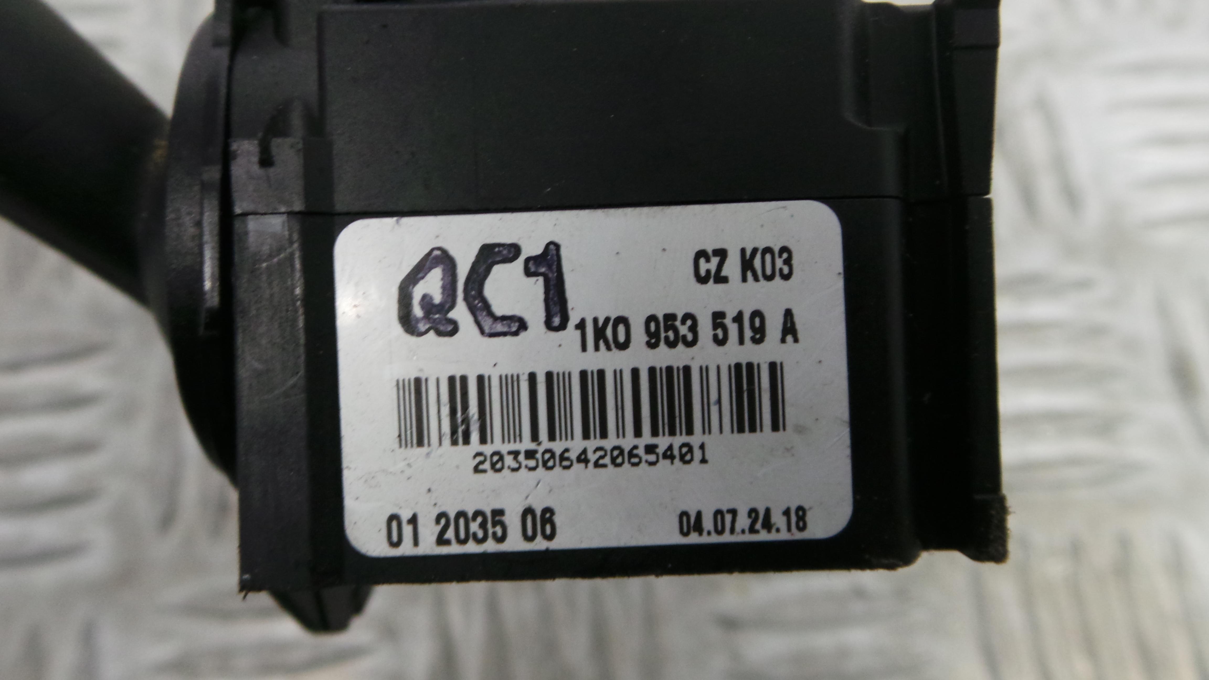 Comando de Limpa Para Brisas 1K0953519A - AUDI A3 (8P1)-36270656