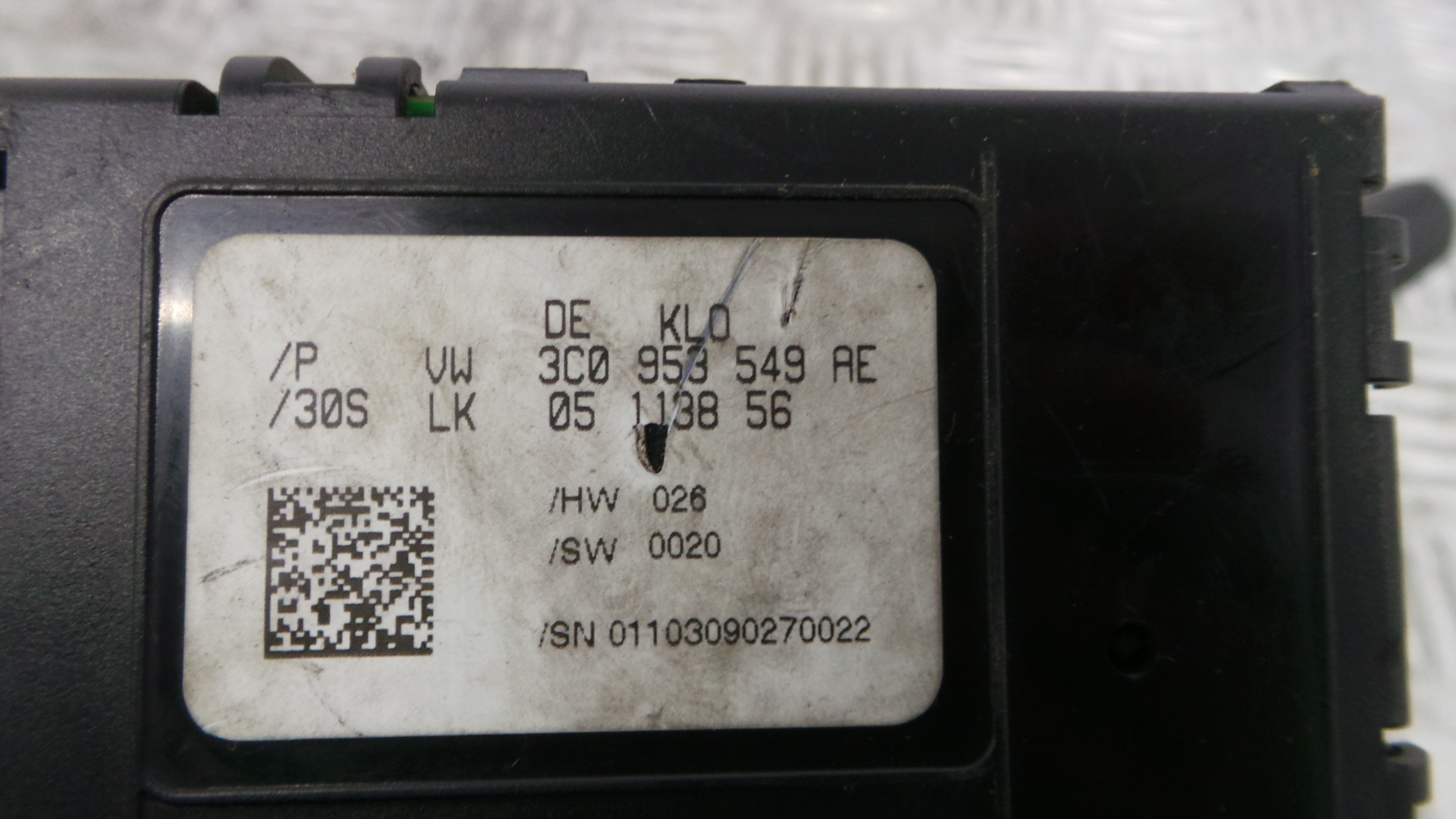 Fita de Airbags 3C9953513AF - VW PASSAT B6 Estate (3C5), PASSAT B6 Variant (3C5)-36270790