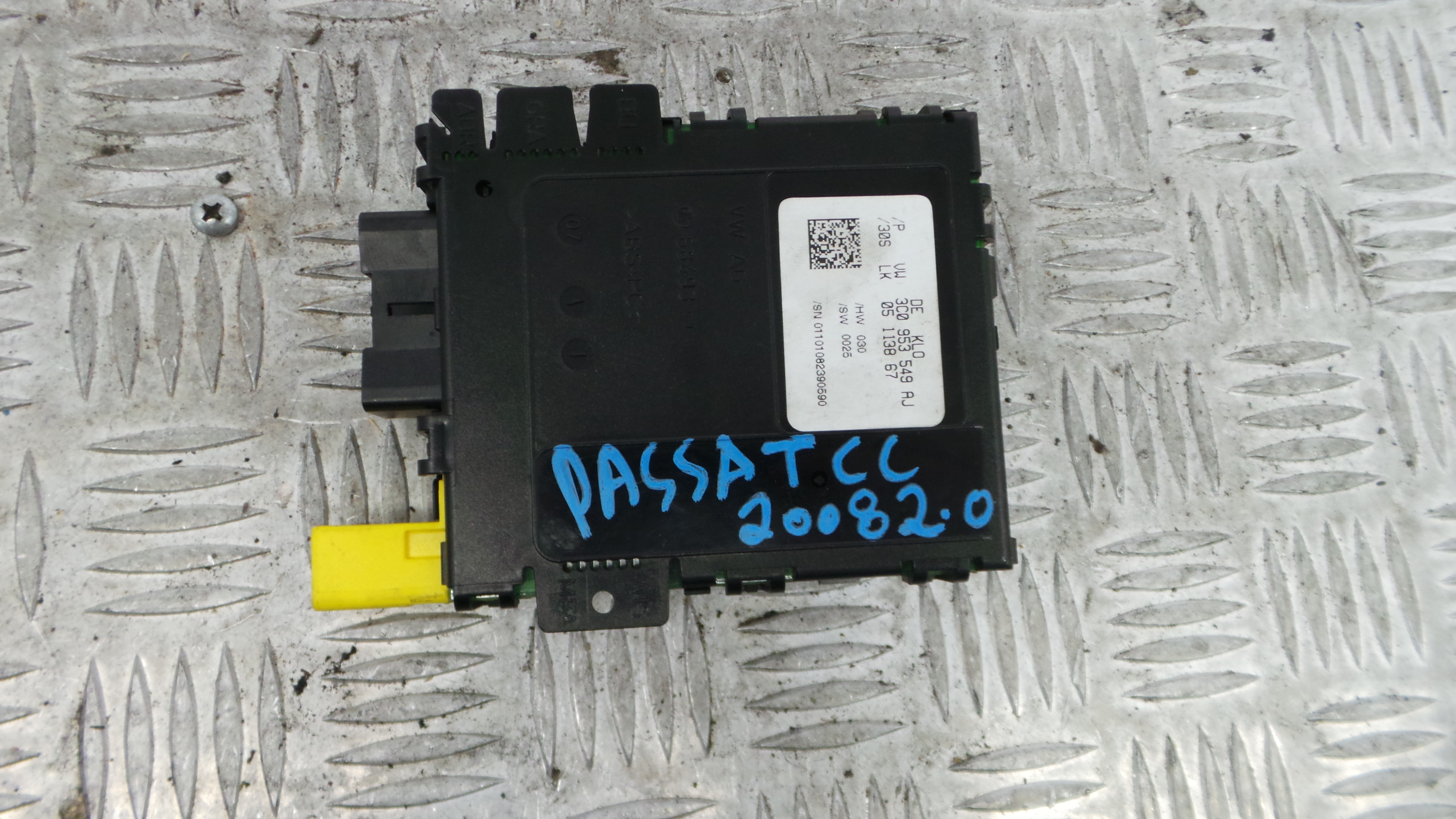 Sensor Do Ângulo Da Direcção 3C0953549AJ - VW PASSAT CC B6 (357)-36270978