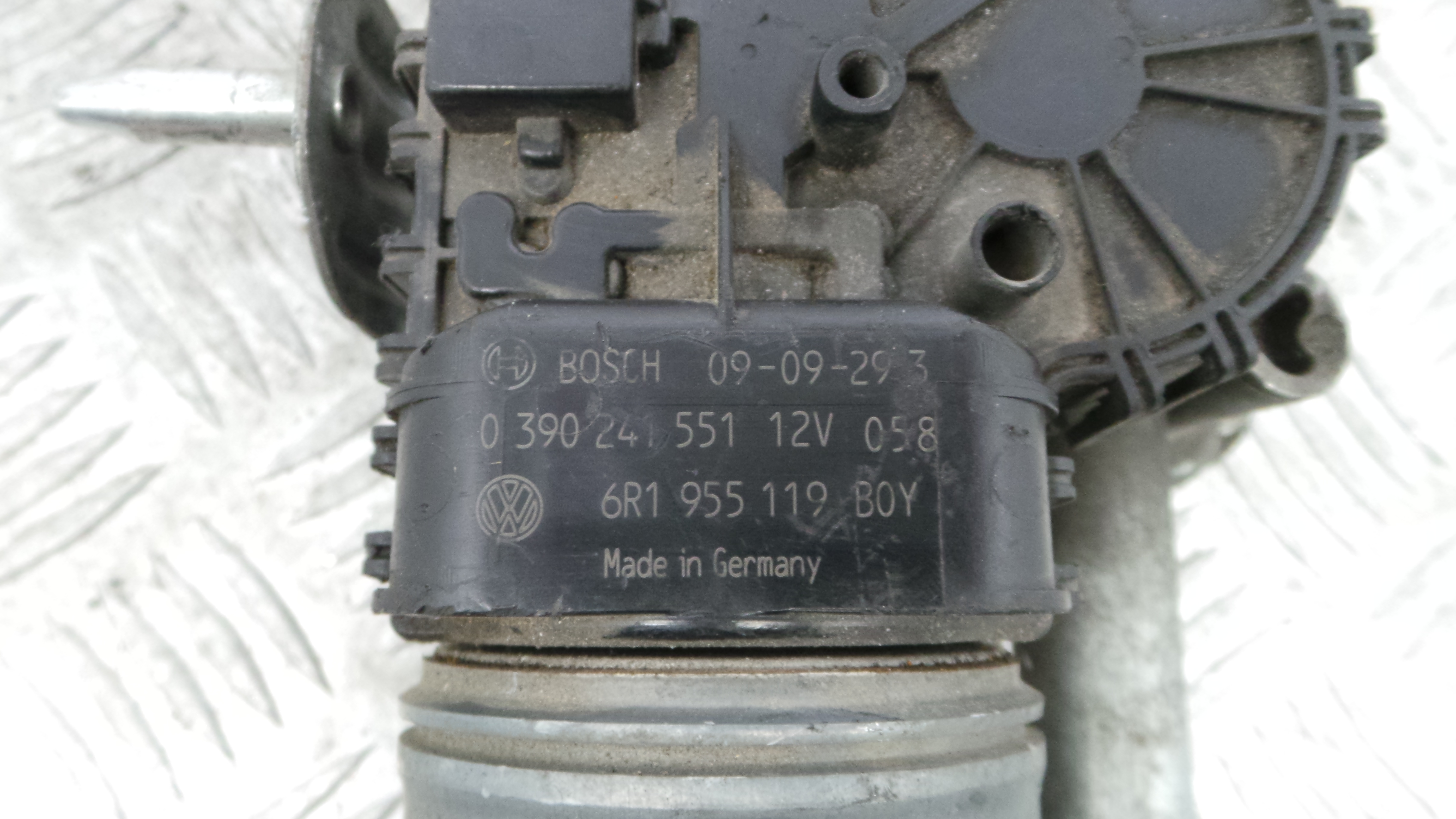 Motor Limpa Vidros Frente  6R1955023A - VW POLO V (6R1, 6C1)-36277396