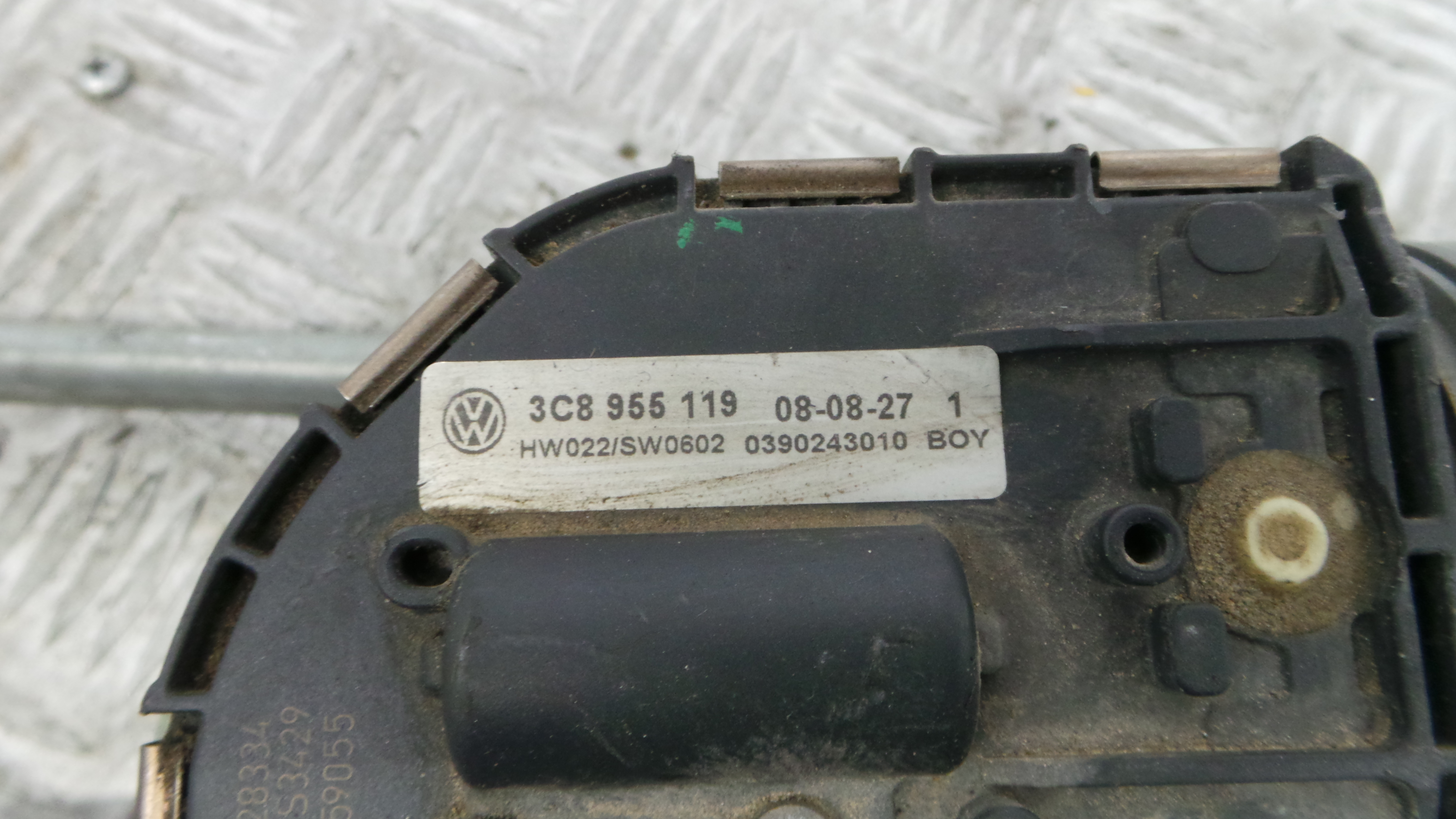 Motor Limpa Vidros Frente  3C8955023B - VW PASSAT B6 (3C2)-36280403