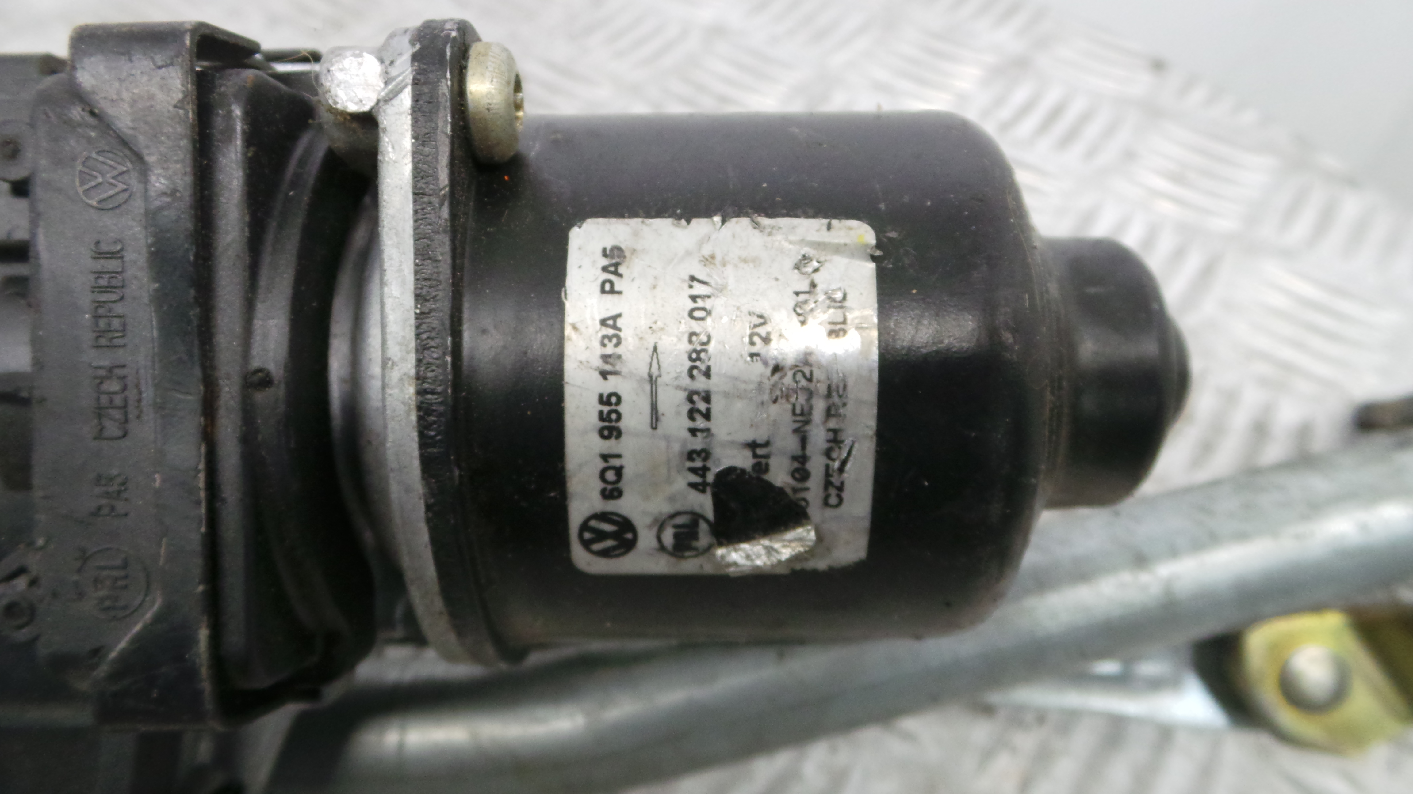 Motor Limpa Vidros Frente  6Q955143A - VW POLO (9N_, 9A_)-36280454