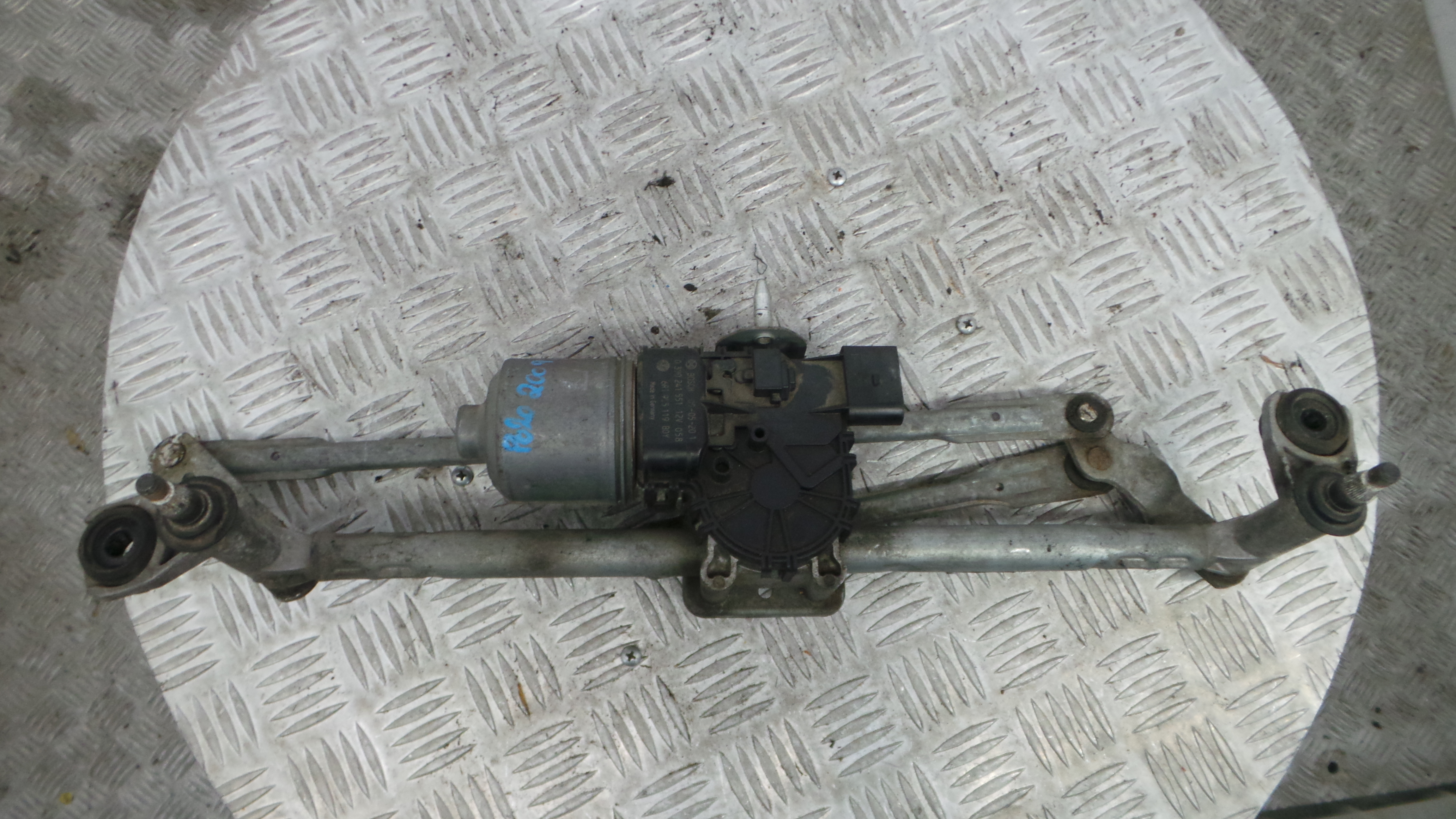 Motor Limpa Vidros Frente  6R1955023A - VW POLO V (6R1, 6C1)-36362916