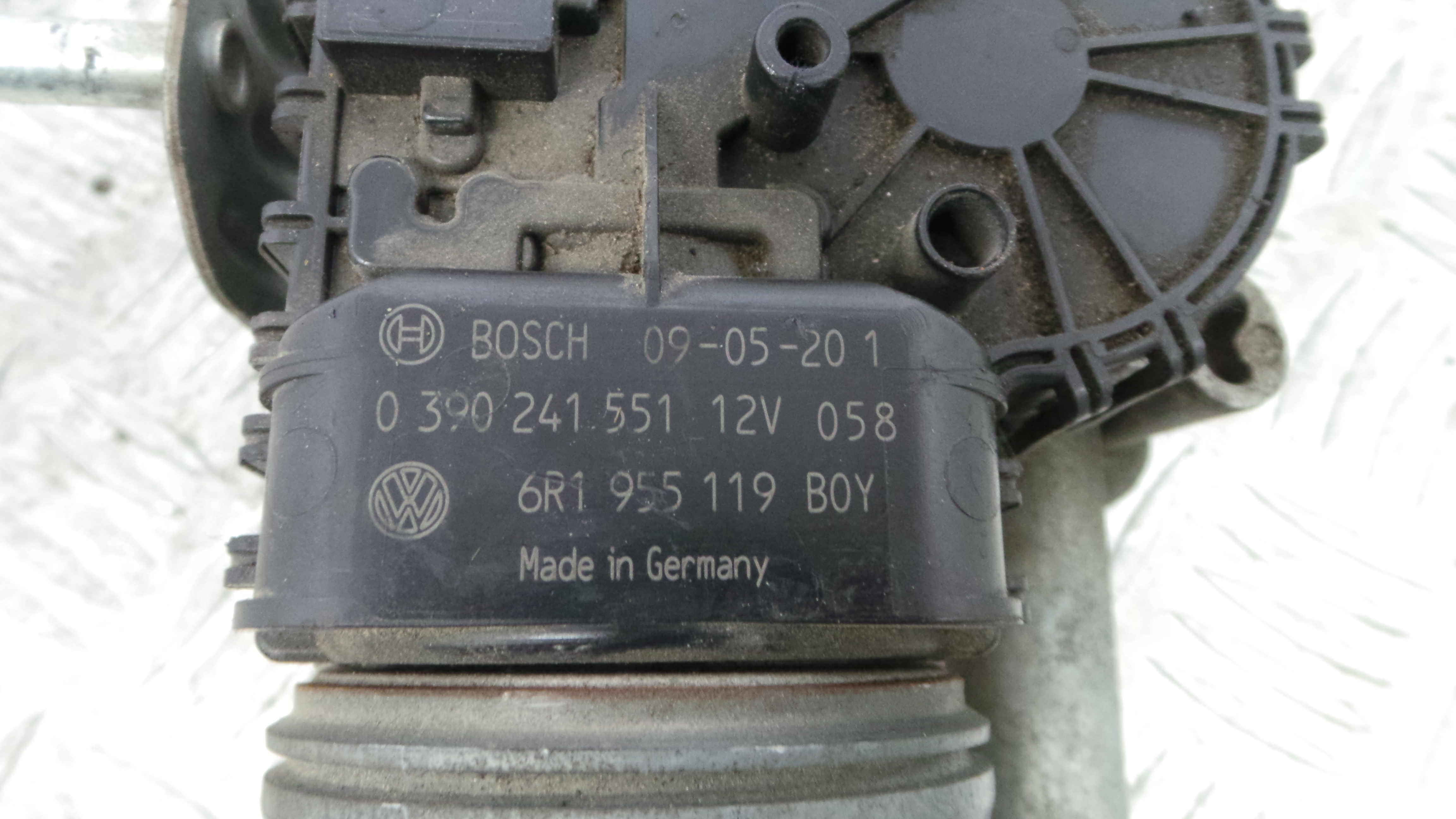 Motor Limpa Vidros Frente 6R1955023A - VW POLO V (6R1, 6C1)-36362916