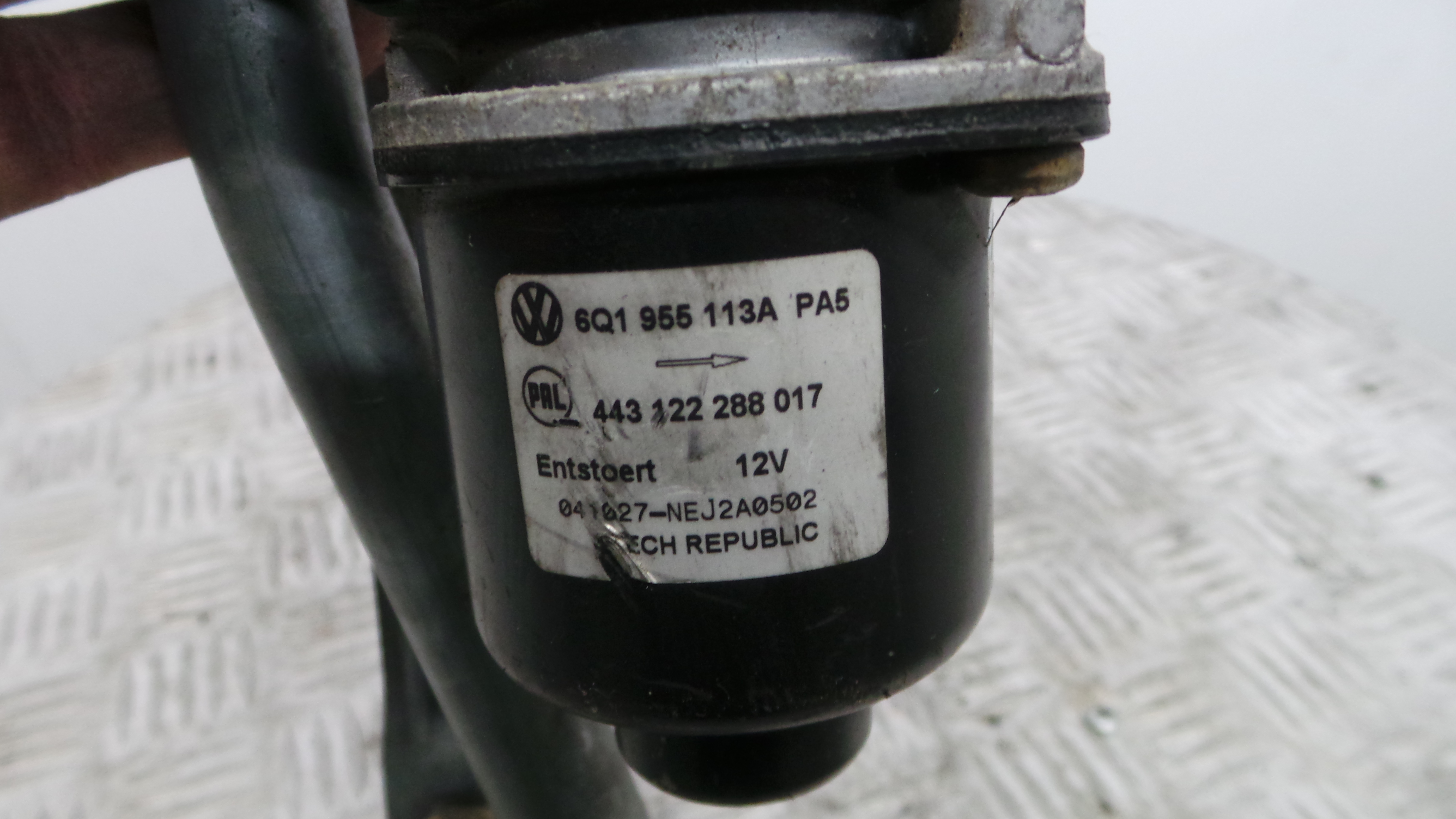 Motor Limpa Vidros Frente 6Q1955113A - VW POLO (9N_, 9A_)-36363291