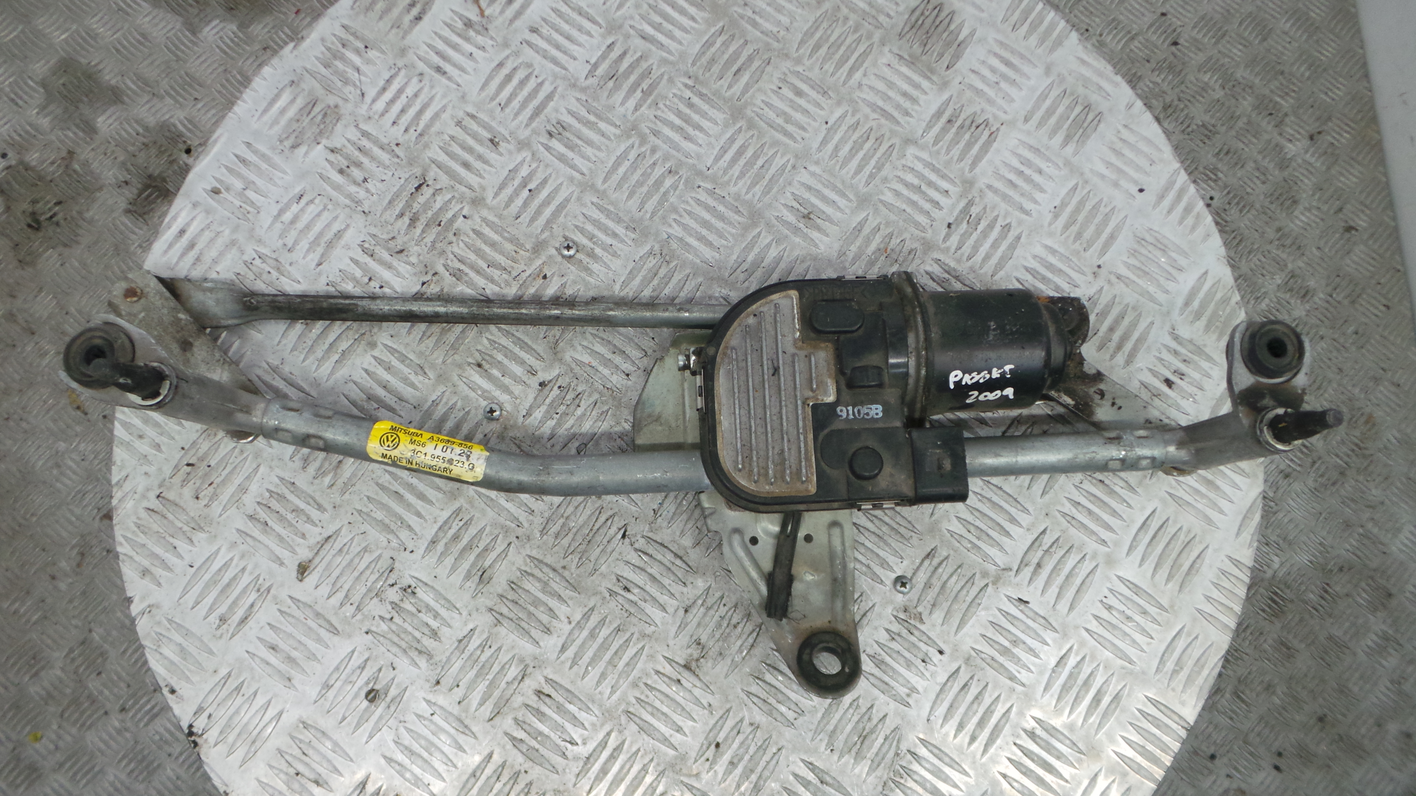 Motor Limpa Vidros Frente  3C1955023G - VW PASSAT B6 (3C2)-36363335 Motor Limpa Vidros Frente  3C1955023G - VW PASSAT B6 (3C2)-36363335