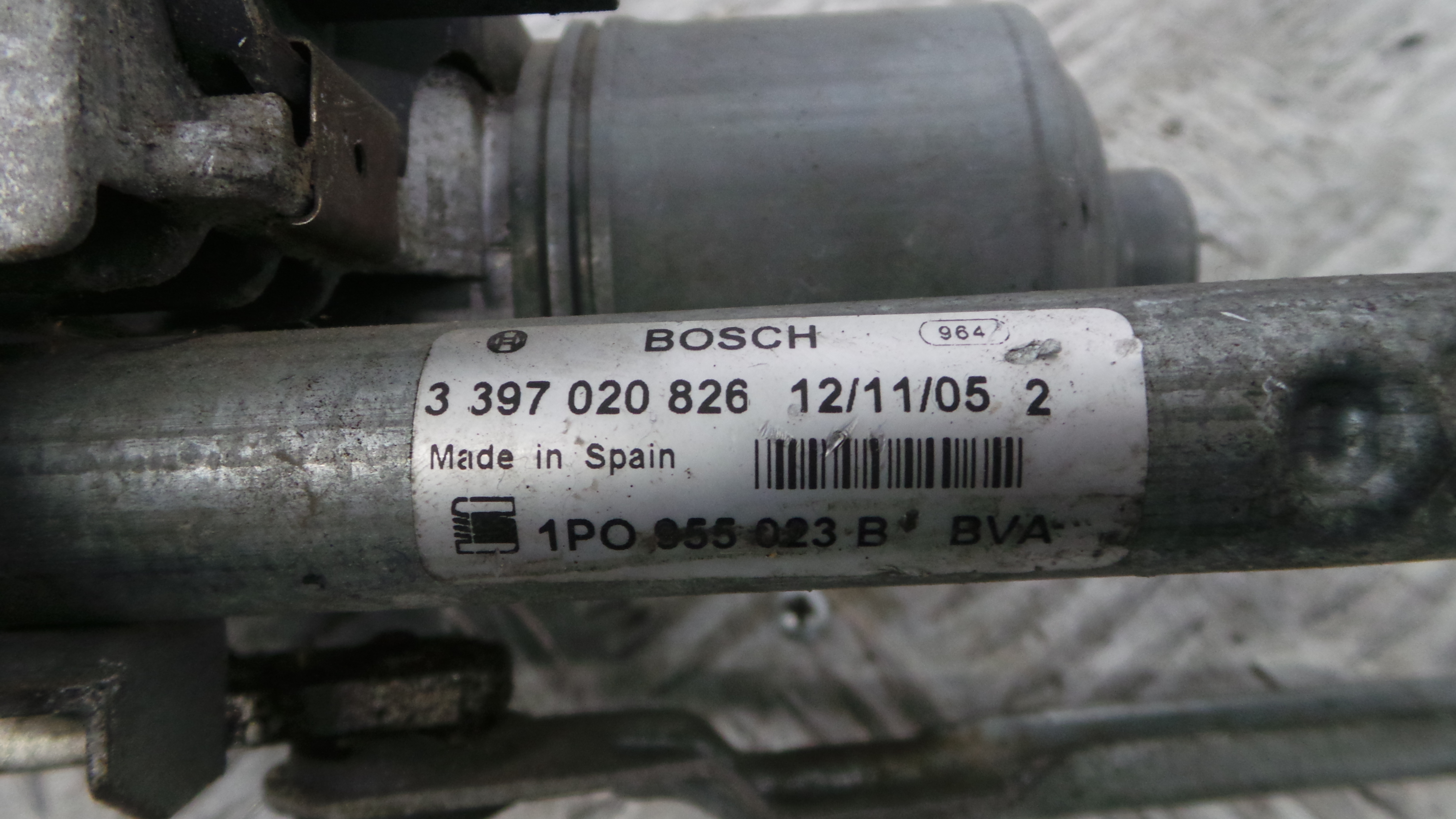 Motor Limpa Vidros Frente 1P0955023B - SEAT LEON (1P1)-36363494