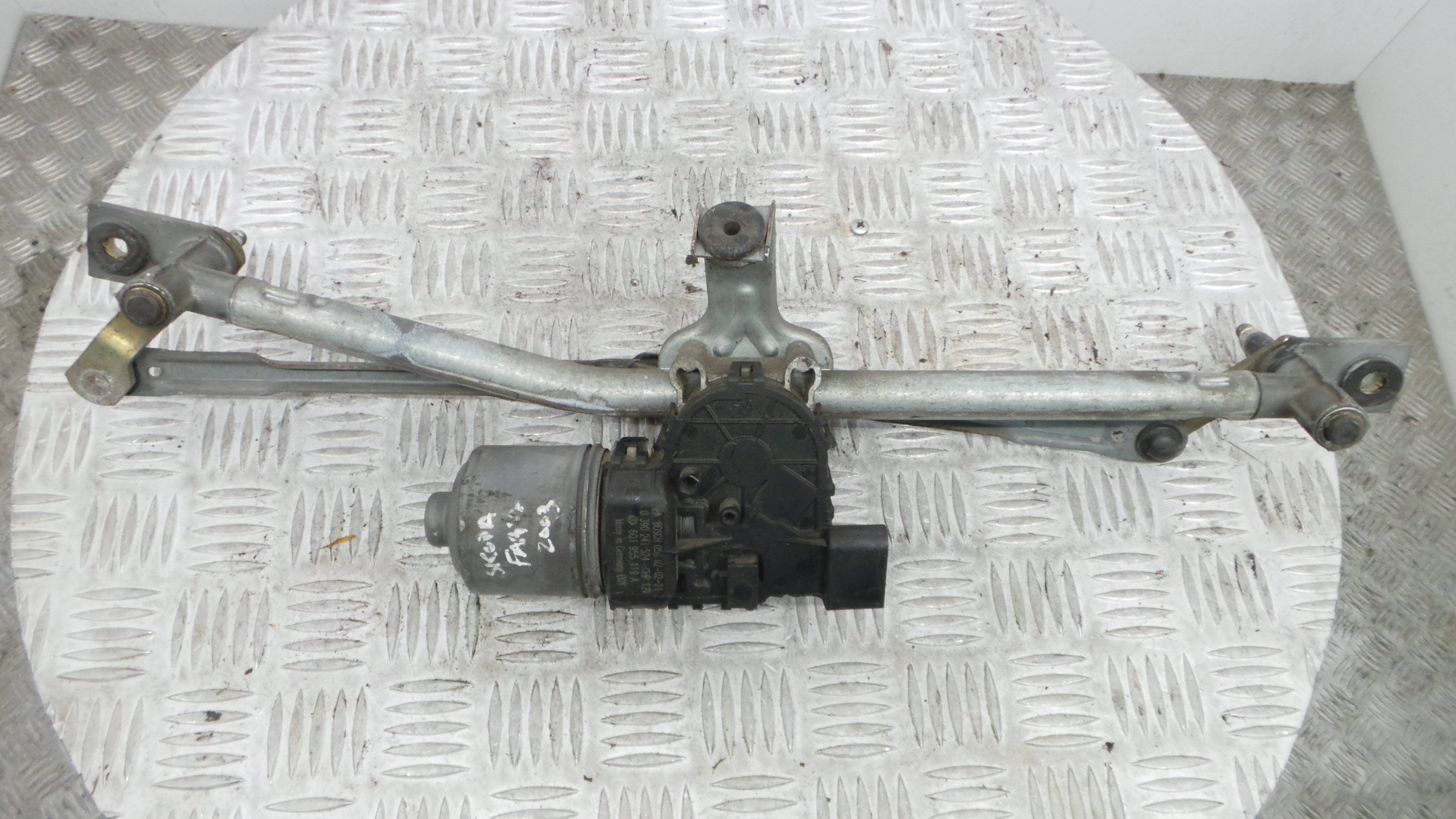 Motor Limpa Vidros Frente 6Q1955119A - SKODA FABIA I (6Y2)-36371186