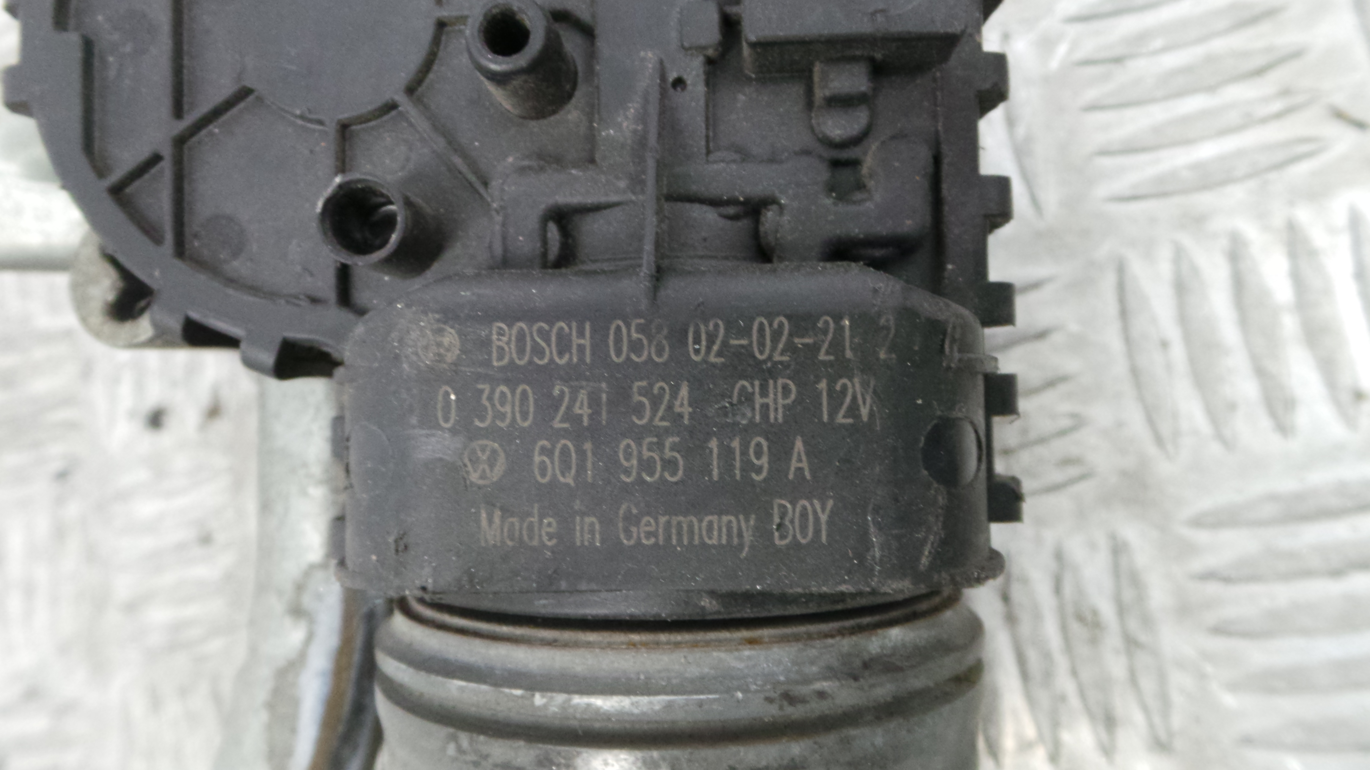 Motor Limpa Vidros Frente 6Q1955119A - SKODA FABIA I (6Y2)-36371186