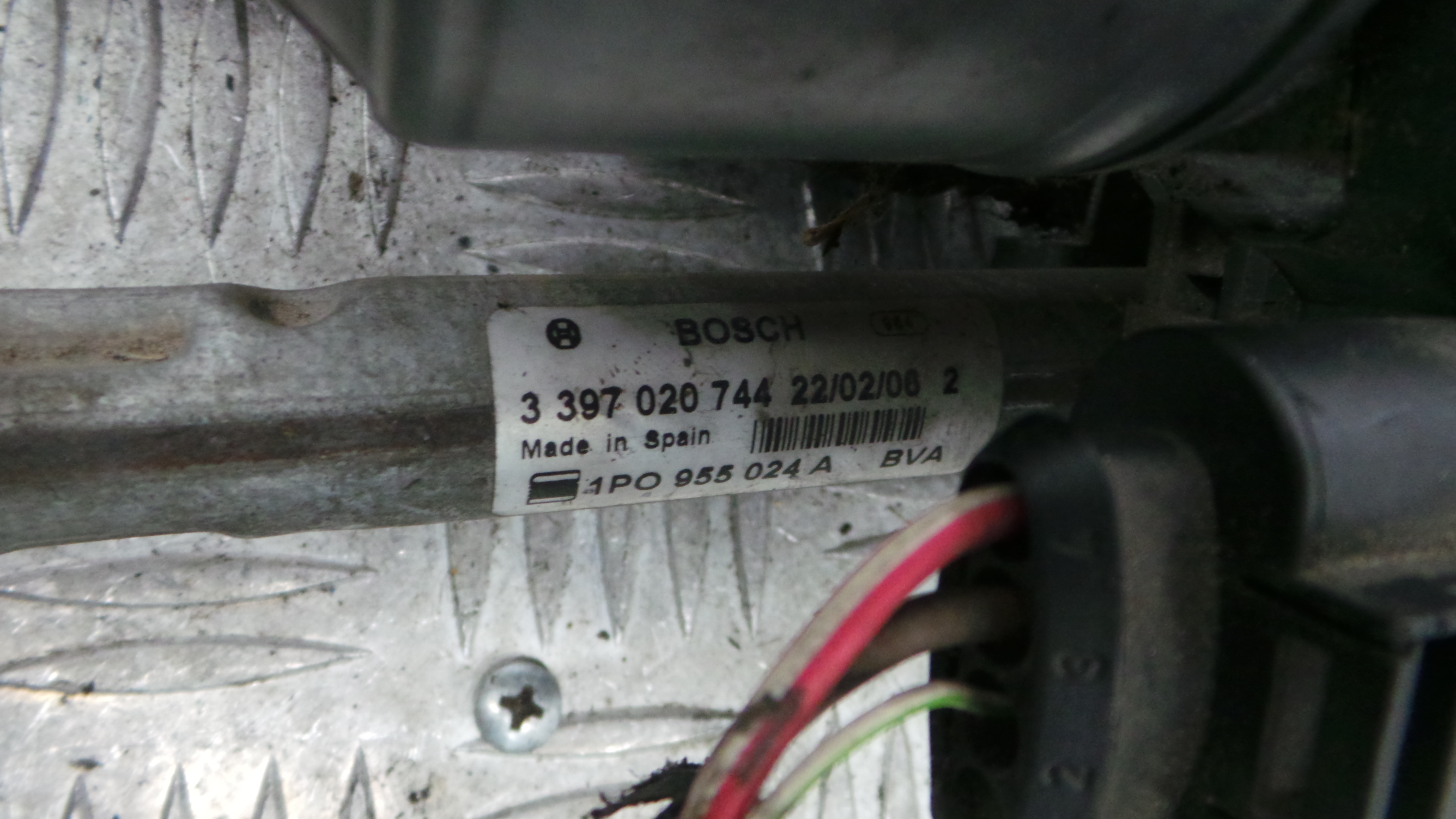 Motor Limpa Vidros Frente  1P0955024A - SEAT LEON (1P1)-36371495