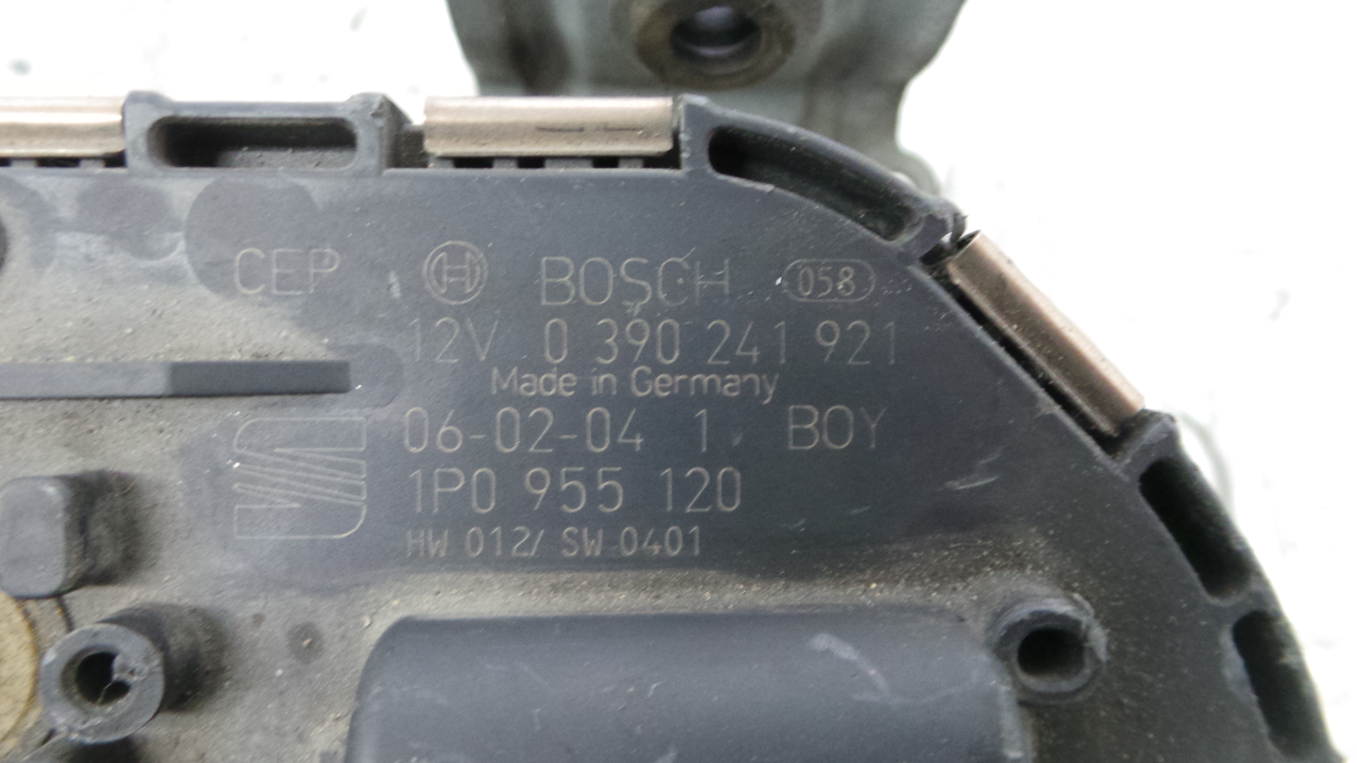 Motor Limpa Vidros Frente  1P0955024A - SEAT LEON (1P1)-36371495