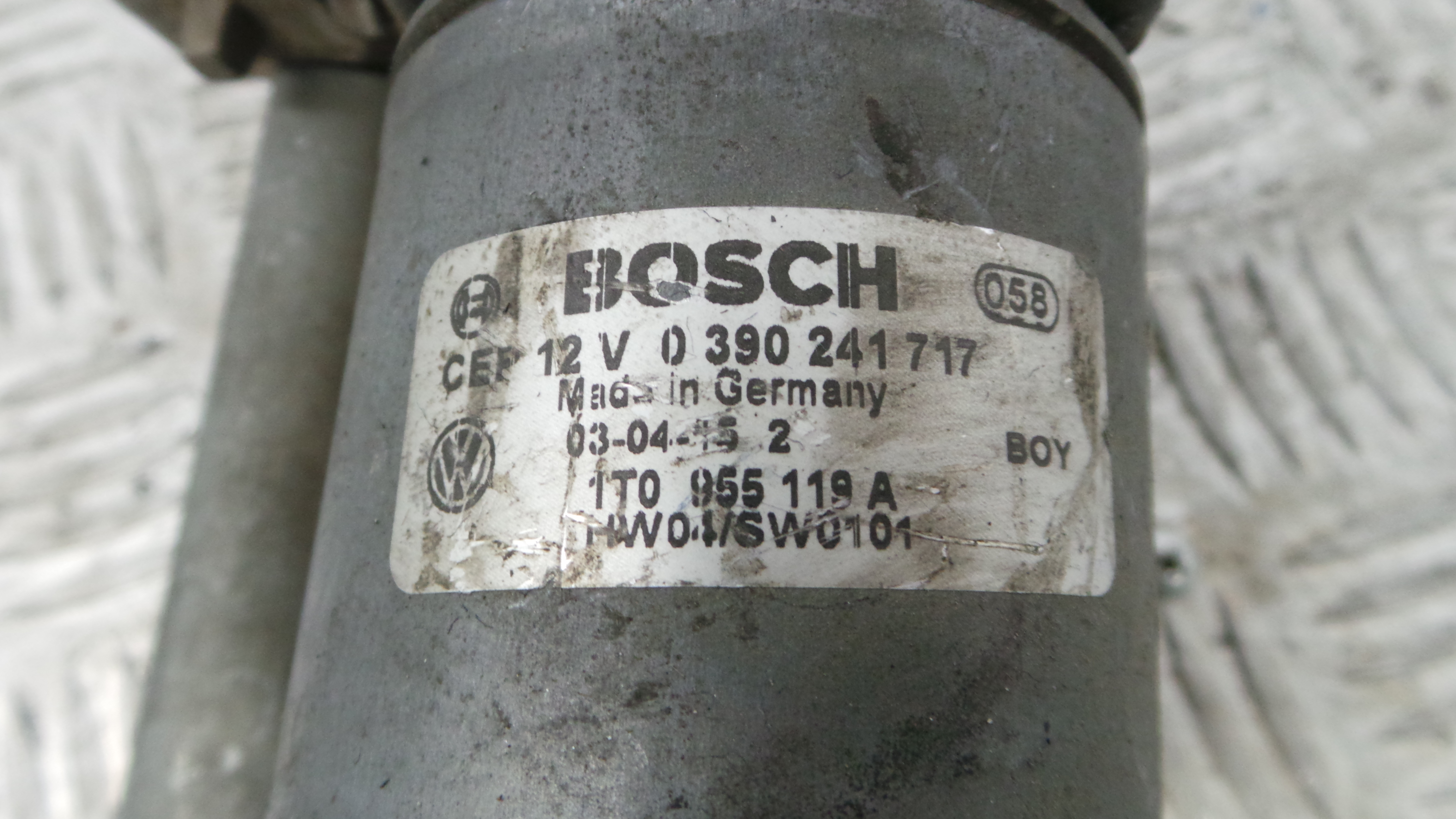 Motor Limpa Vidros Frente  1T0955023C - VW TOURAN (1T1, 1T2)-36371503