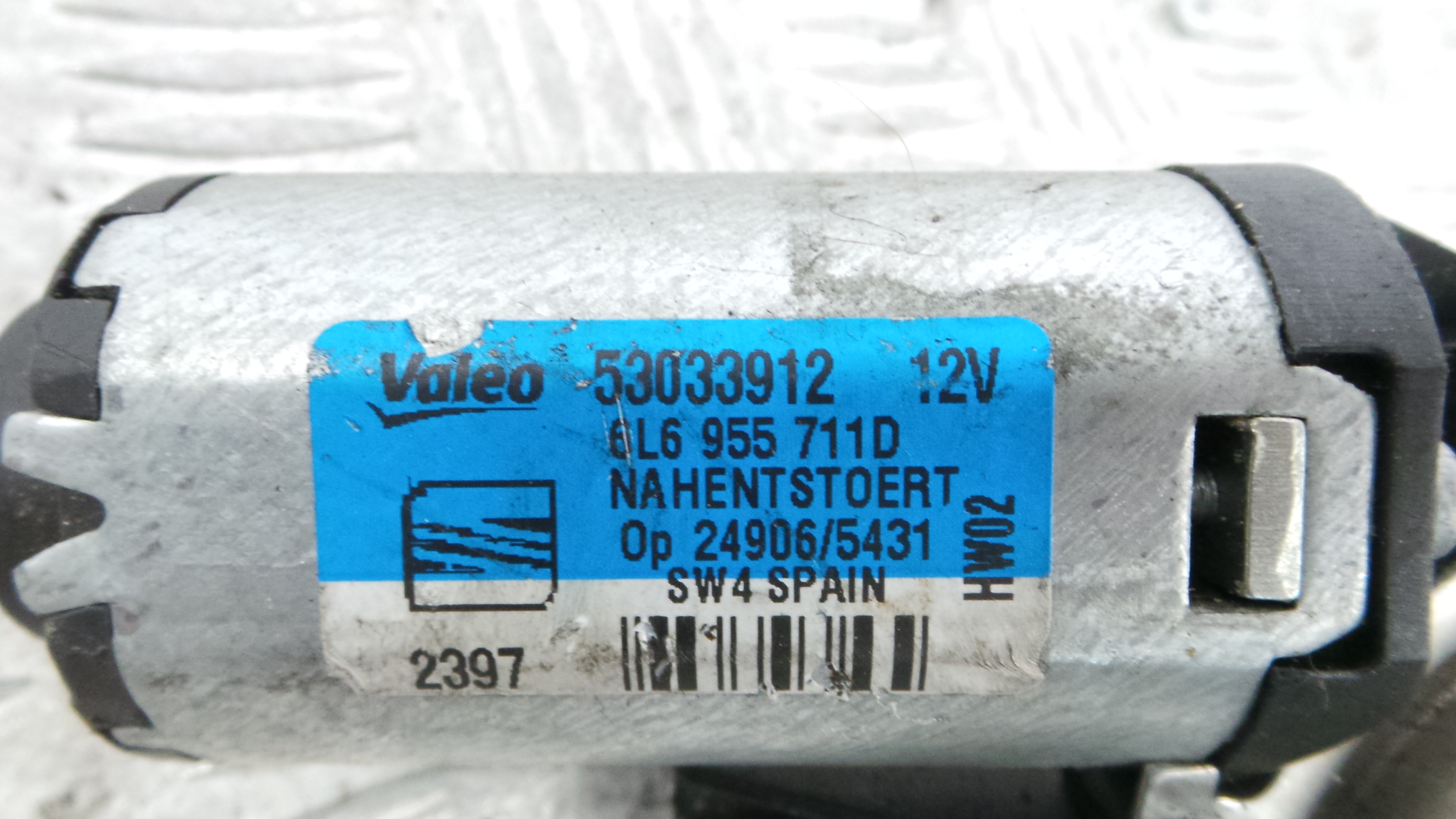 Motor Limpa Vidros Trás 6L6955711D - SEAT IBIZA III (6L1), IBIZA Mk III (6L1)-36371515