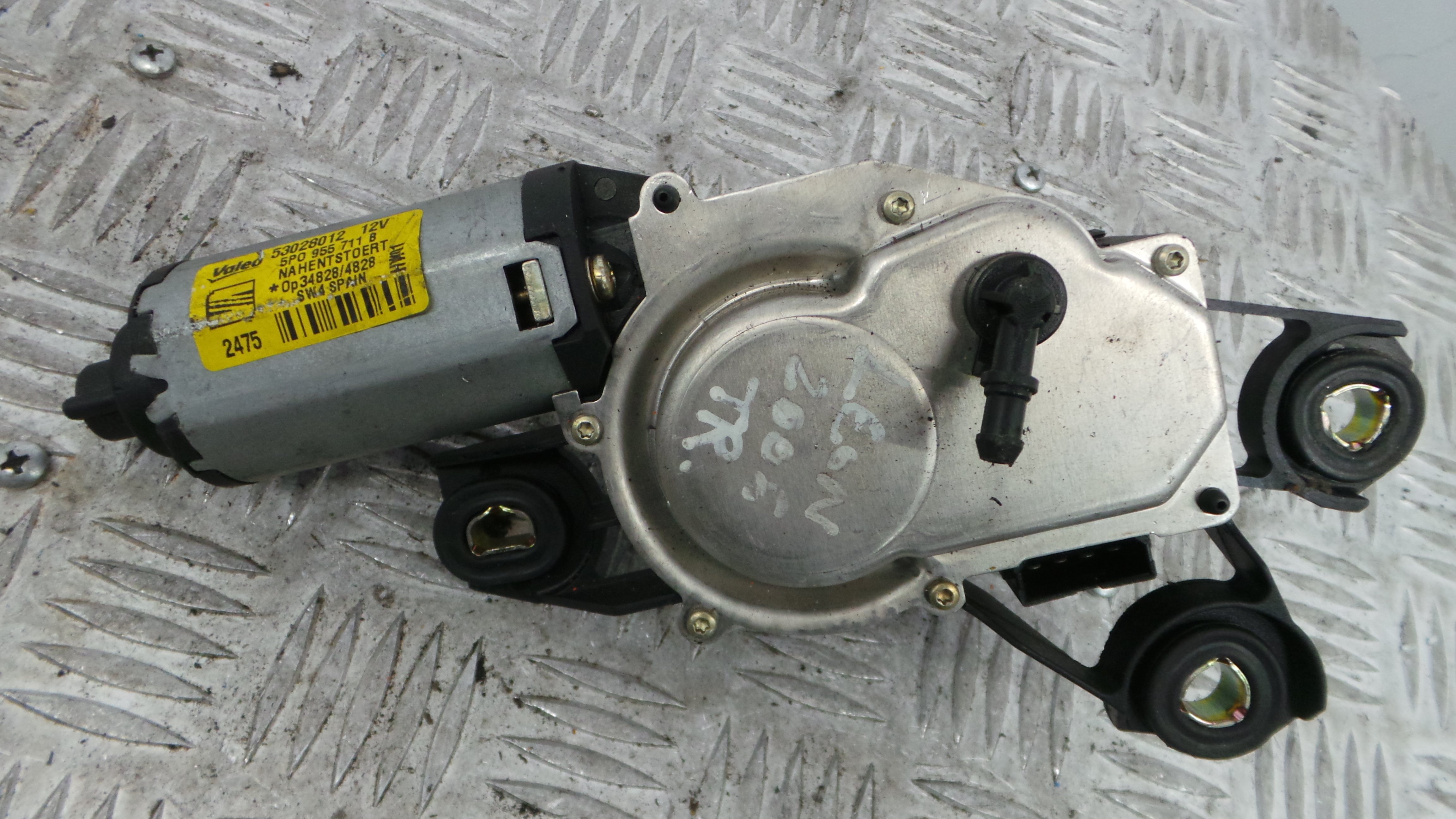 Motor Limpa Vidros Trás 5P0955711B - SEAT LEON (1P1)-36371527