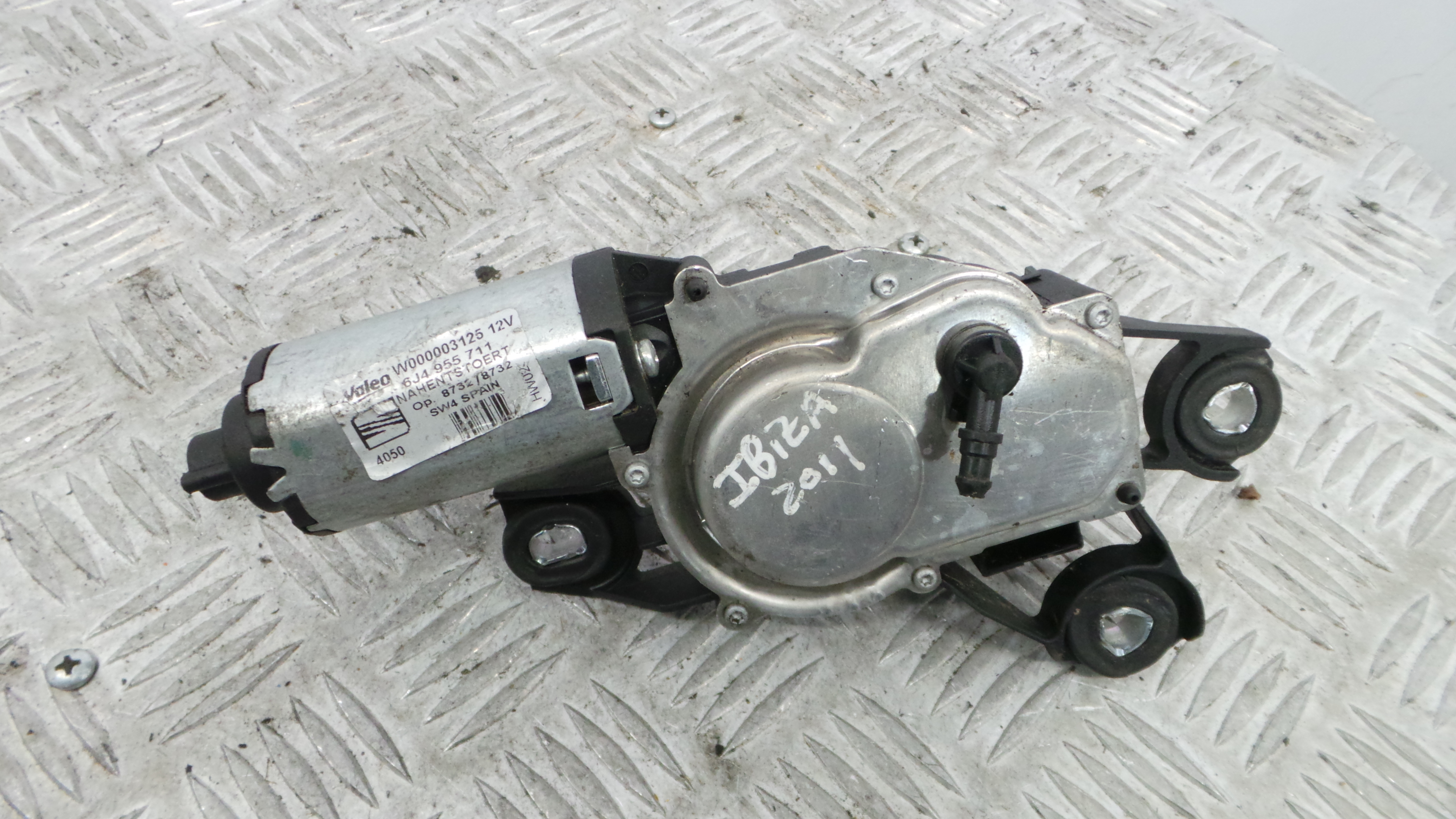 Motor Limpa Vidros Trás 6J4955711 - SEAT IBIZA IV (6J5, 6P1), IBIZA Mk IV (6J5, 6P1)-36371533