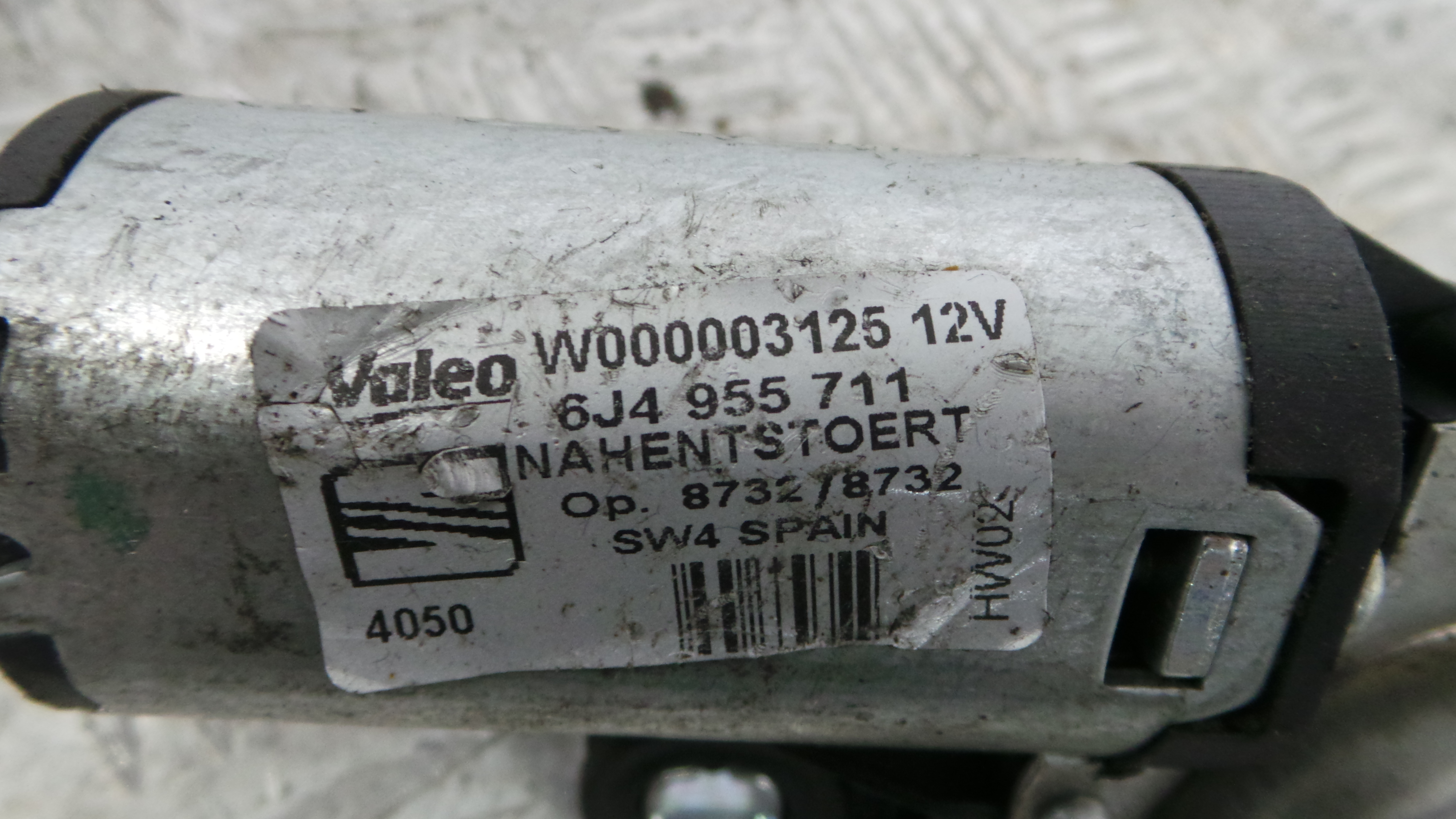 Motor Limpa Vidros Trás 6J4955711 - SEAT IBIZA IV (6J5, 6P1), IBIZA Mk IV (6J5, 6P1)-36371533