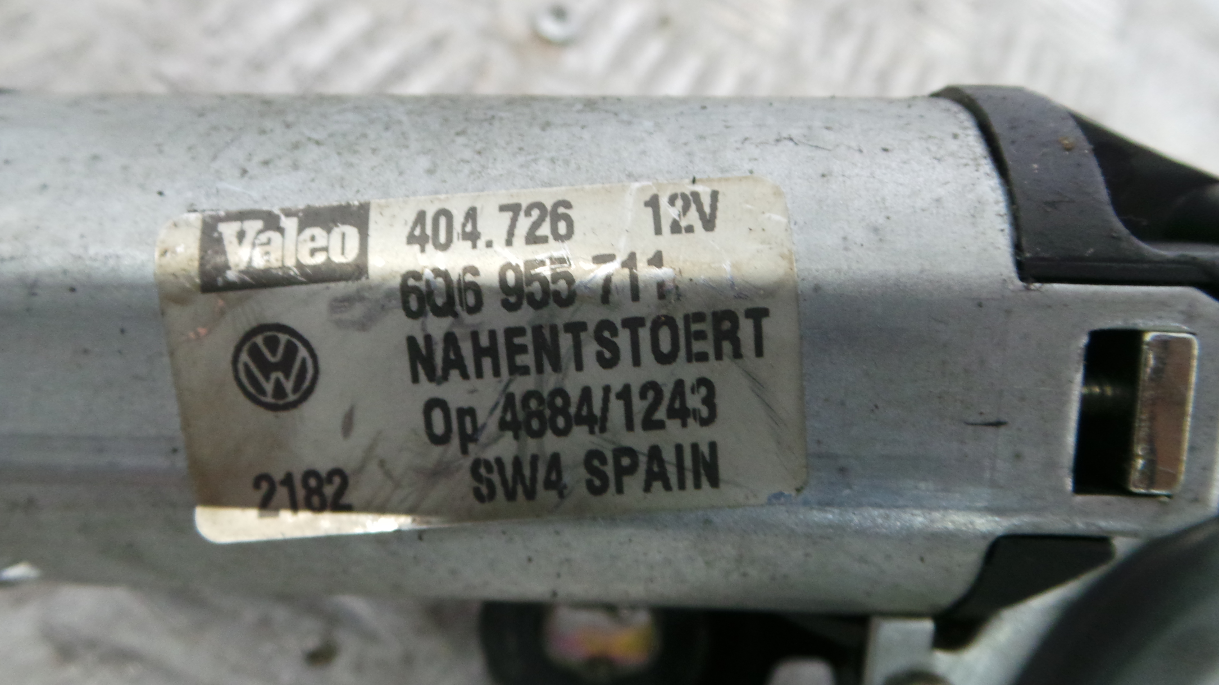 Motor Limpa Vidros Trás 6Q6955711 - VW POLO (9N_, 9A_)-36371536