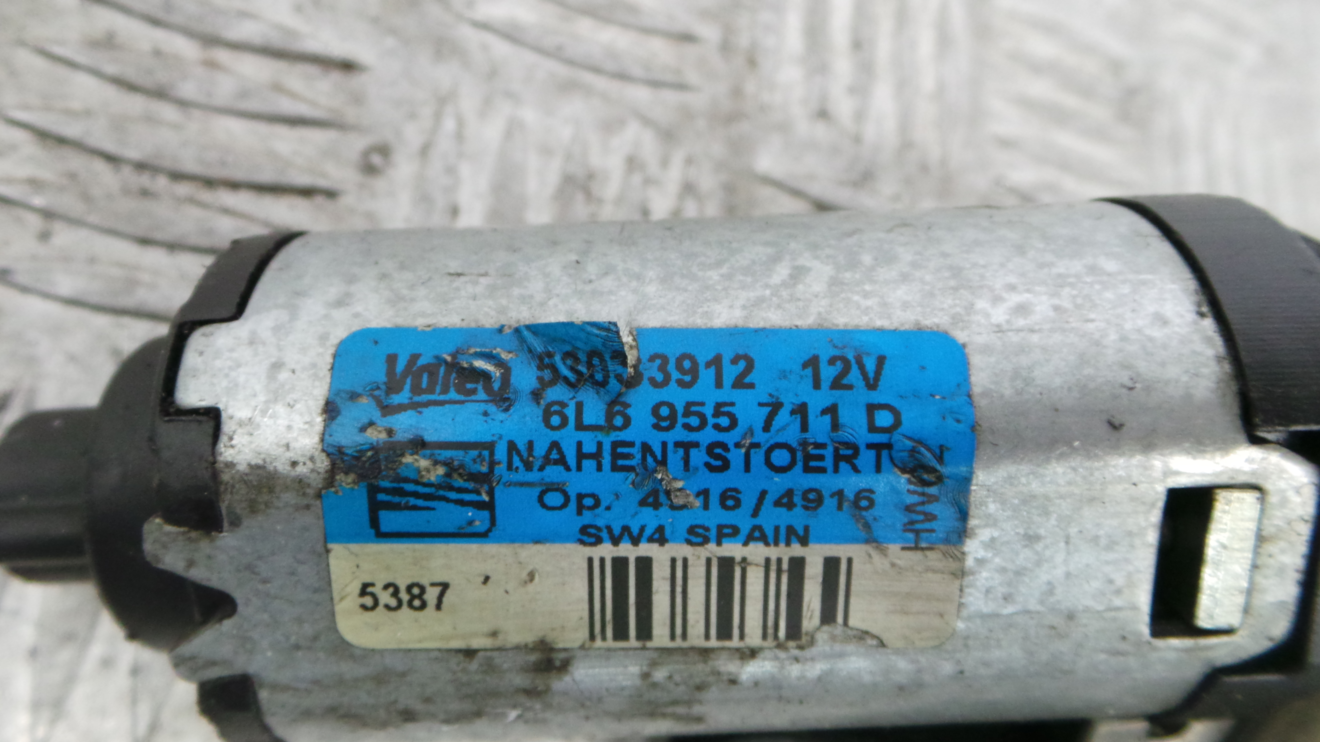 Motor Limpa Vidros Trás 6L6955711D - SEAT IBIZA III (6L1), IBIZA Mk III (6L1)-36371539