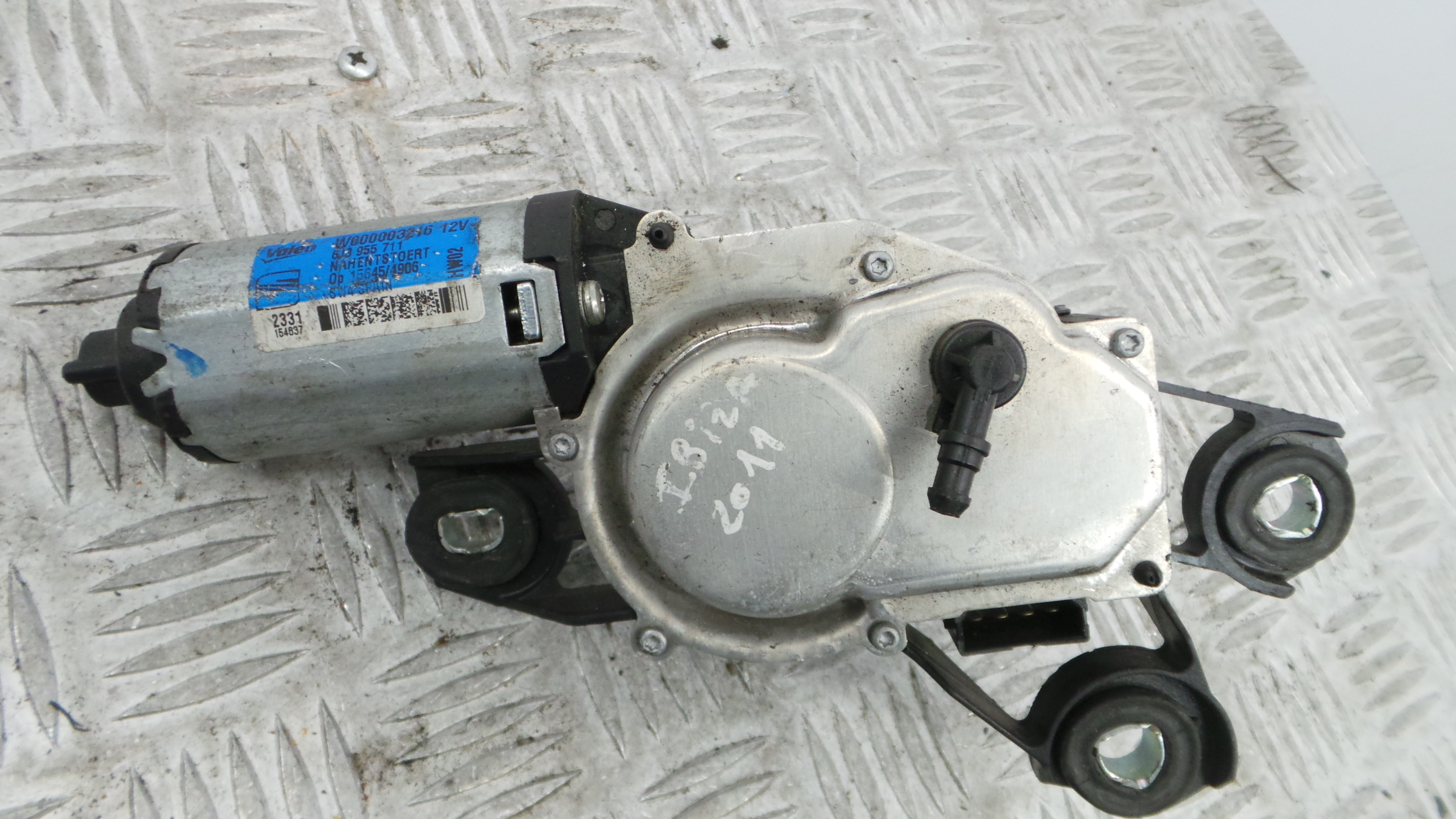 Motor Limpa Vidros Trás 6J3955711 - SEAT IBIZA IV (6J5, 6P1), IBIZA Mk IV (6J5, 6P1)-36371542