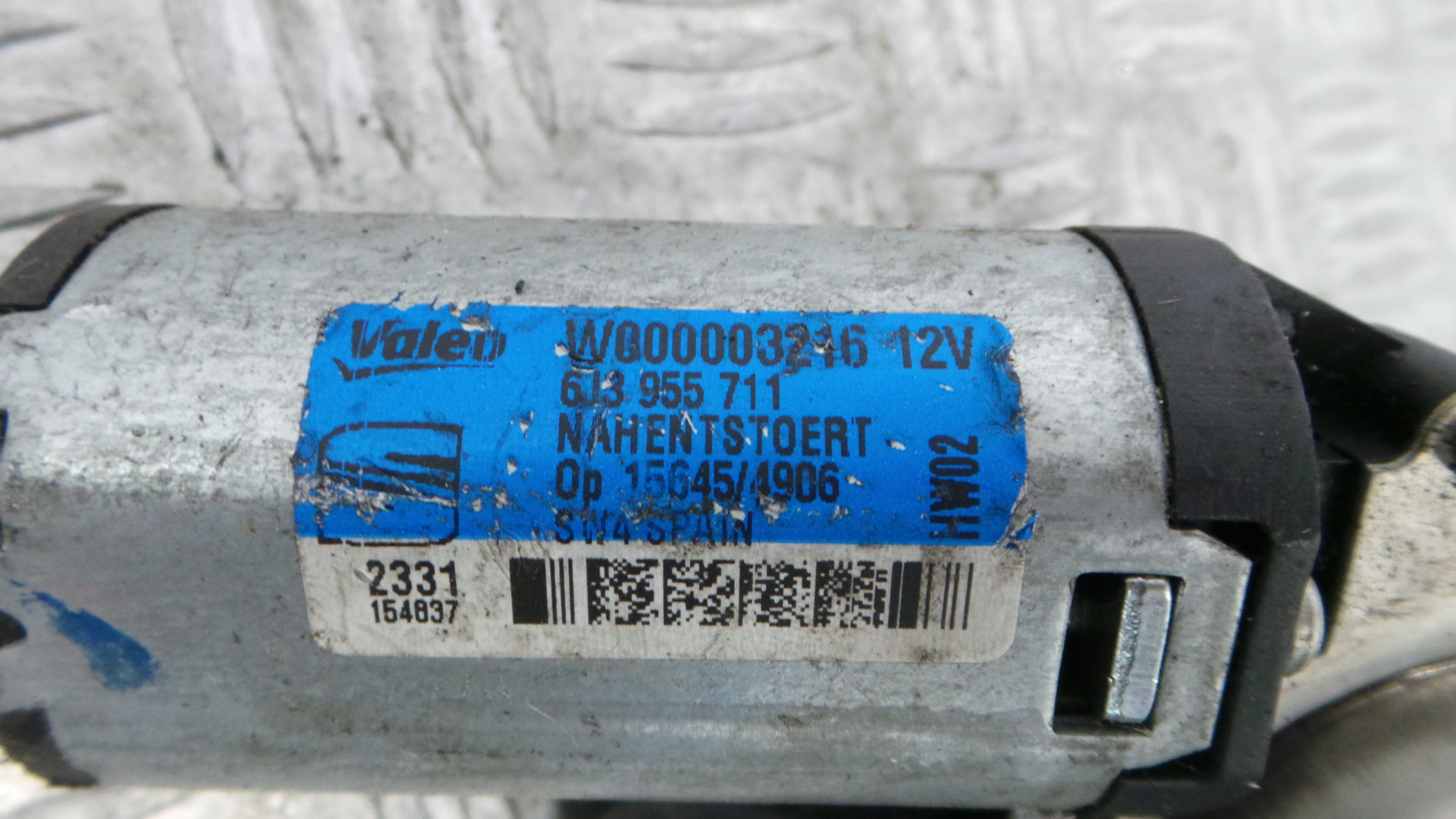 Motor Limpa Vidros Trás 6J3955711 - SEAT IBIZA IV (6J5, 6P1), IBIZA Mk IV (6J5, 6P1)-36371542