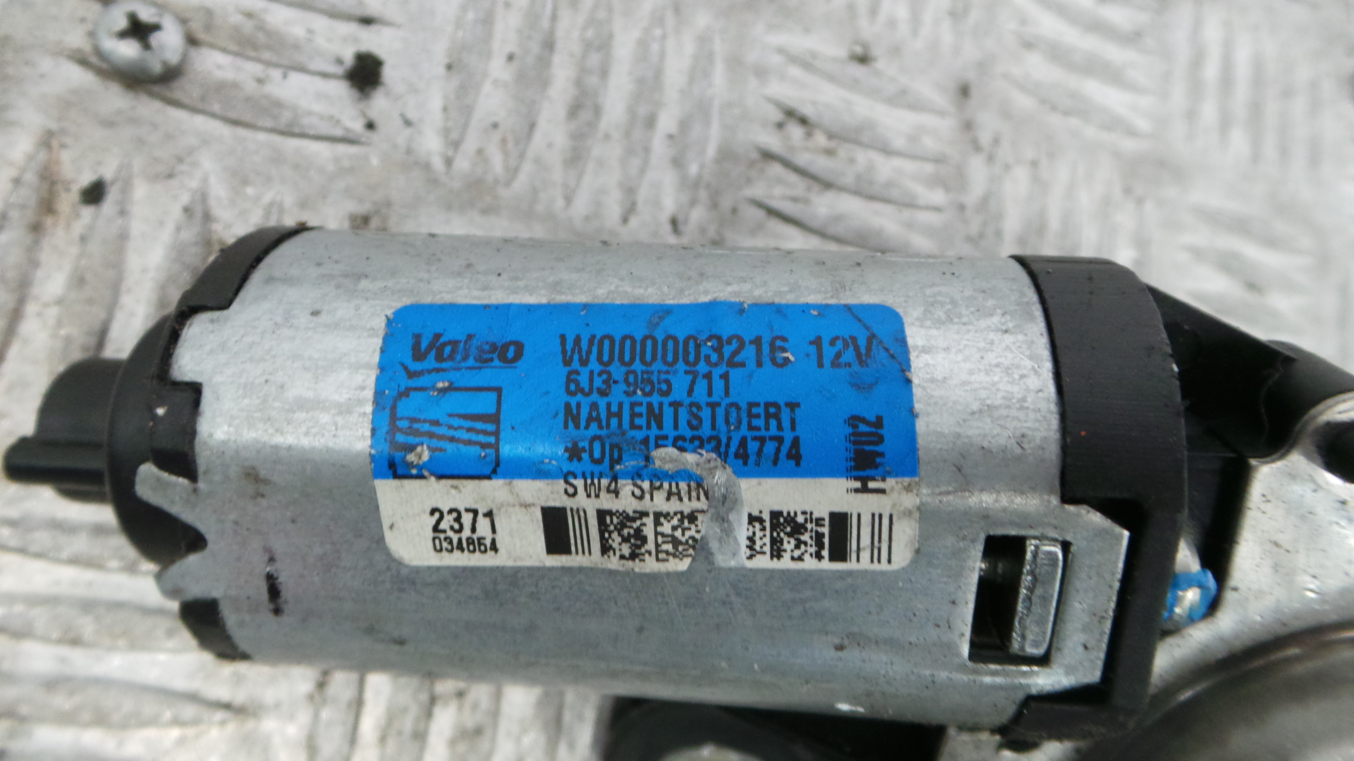 Motor Limpa Vidros Trás 6J3955711 - SEAT IBIZA IV (6J5, 6P1), IBIZA Mk IV (6J5, 6P1)-36371551