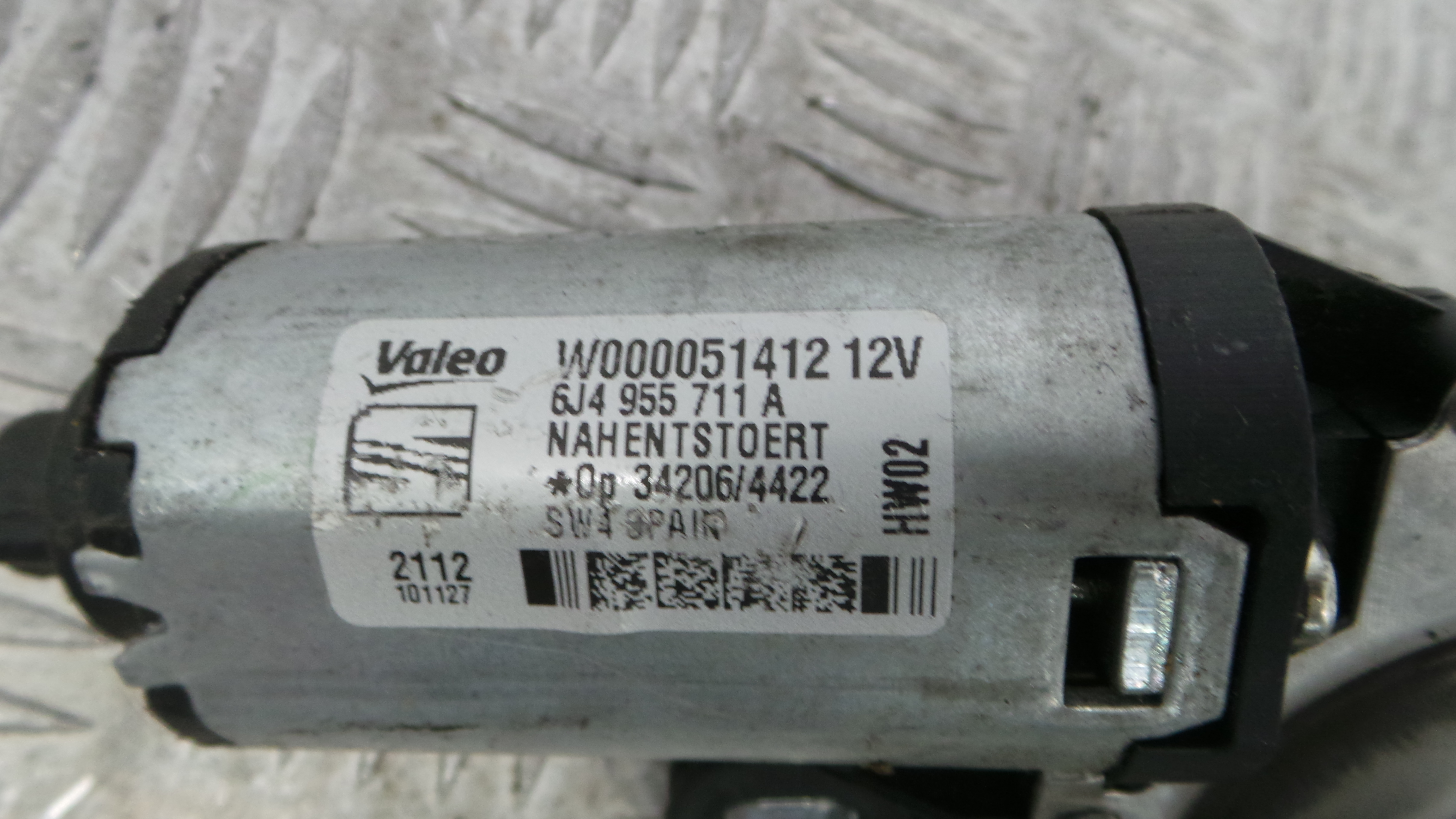 Motor Limpa Vidros Trás 6J4955711A - SEAT IBIZA IV (6J5, 6P1), IBIZA Mk IV (6J5, 6P1)-36371557