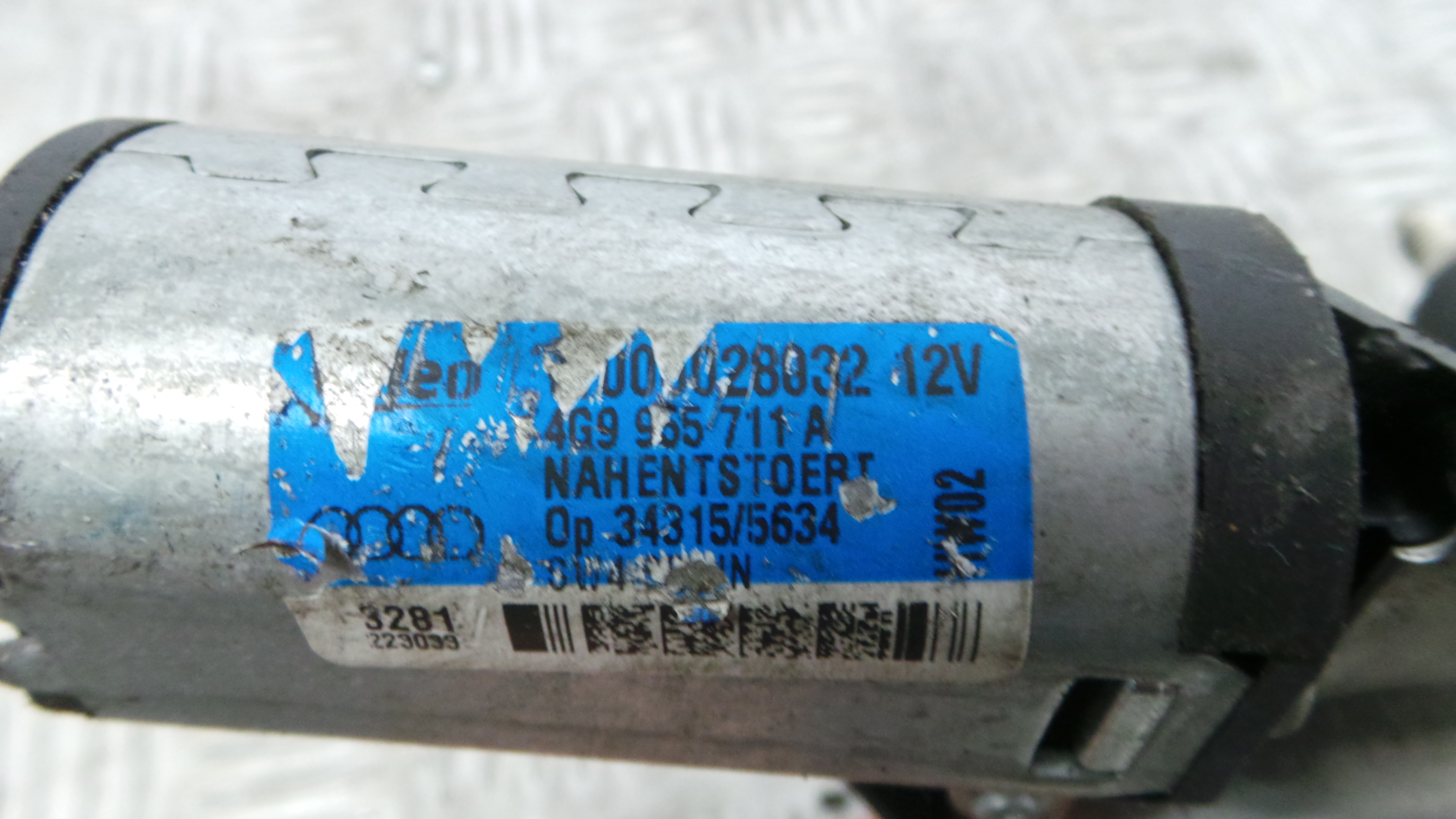 Motor Limpa Vidros Trás 4G9955711A - AUDI A1 (8X1, 8XK)-36371560