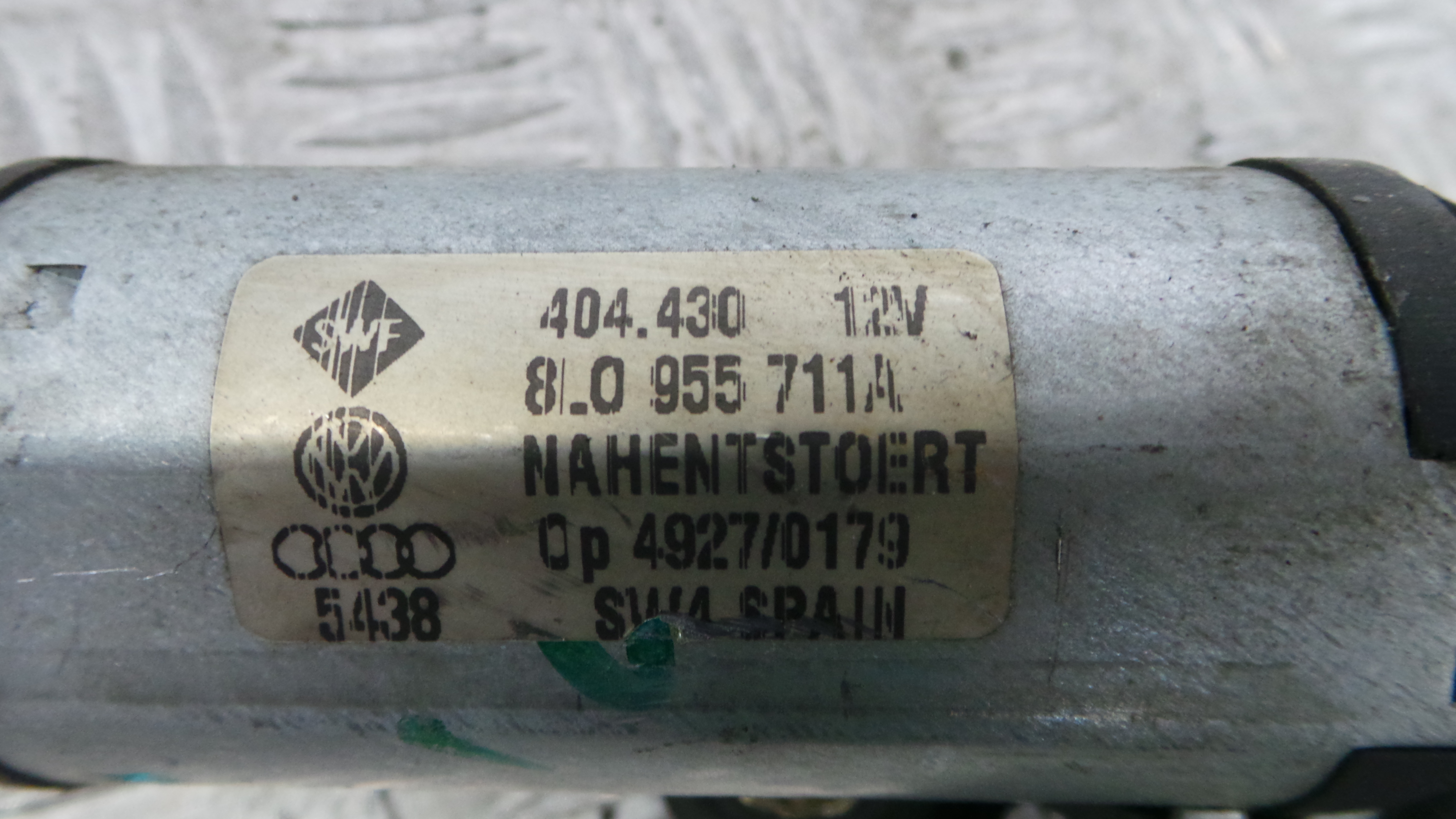 Motor Limpa Vidros Trás 8L0955711A - AUDI A3 (8L1)-36371563