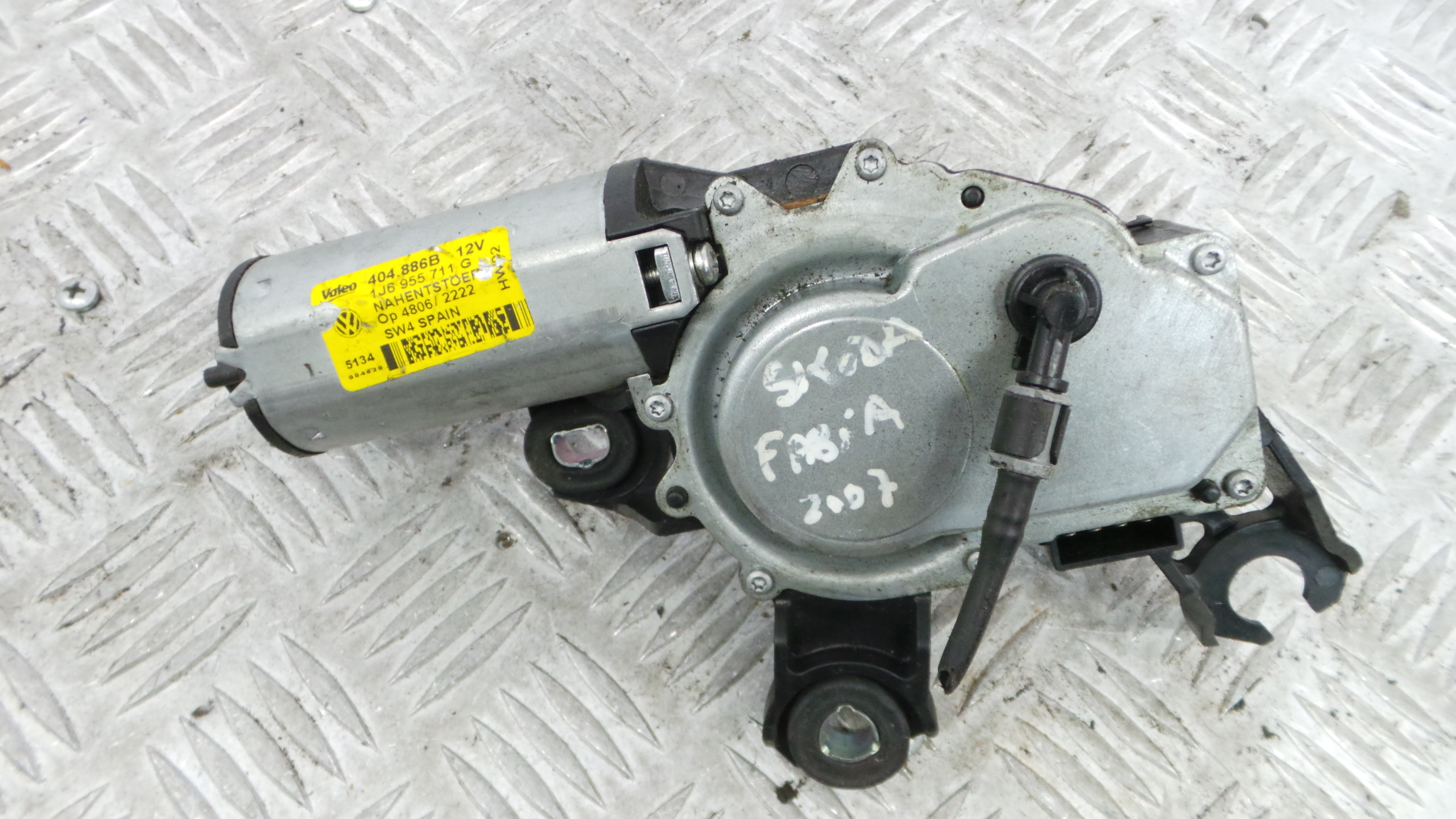 Motor Limpa Vidros Trás 1J6955711G - SKODA FABIA II (542)-36384653