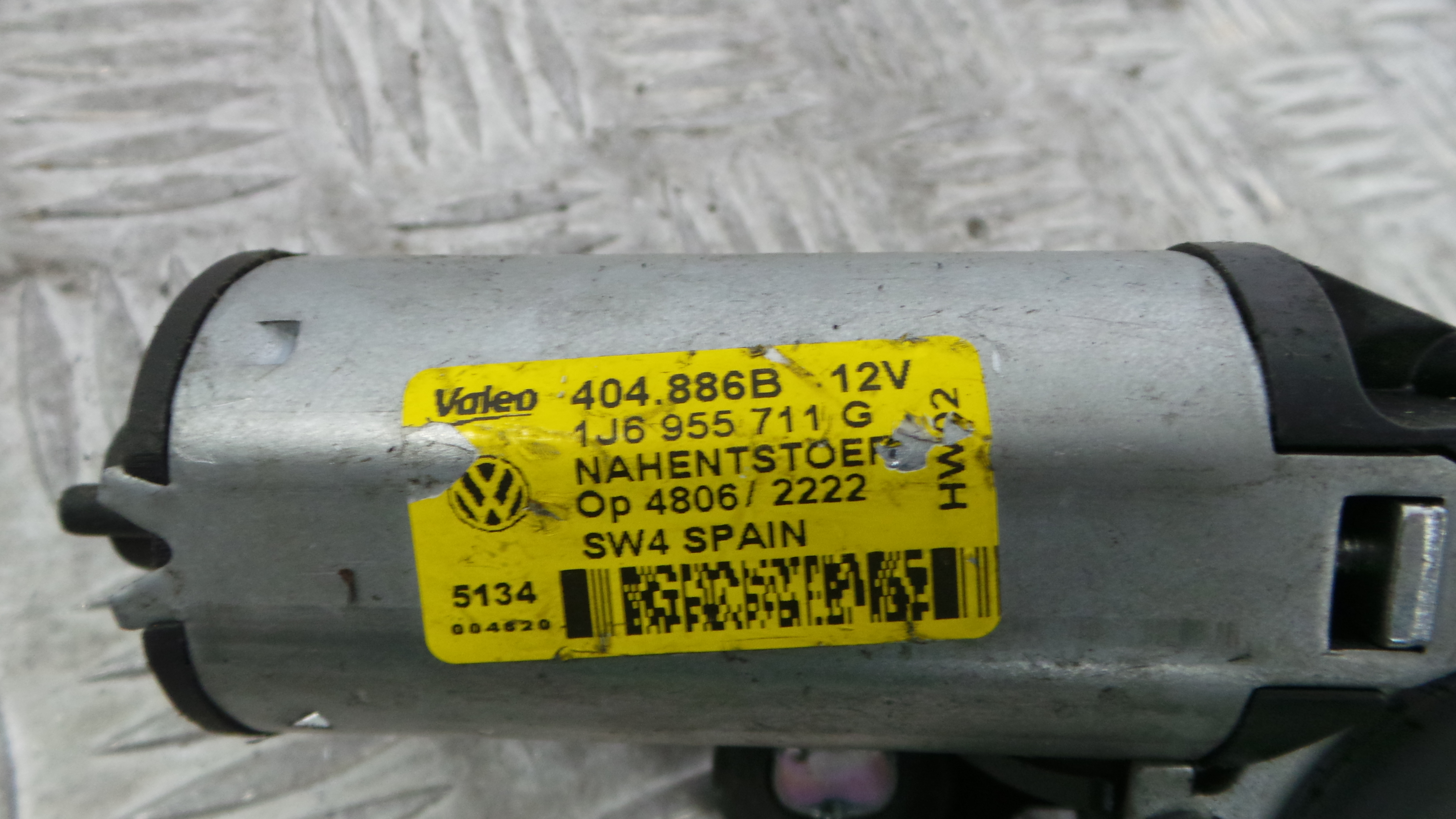 Motor Limpa Vidros Trás 1J6955711G - SKODA FABIA II (542)-36384653